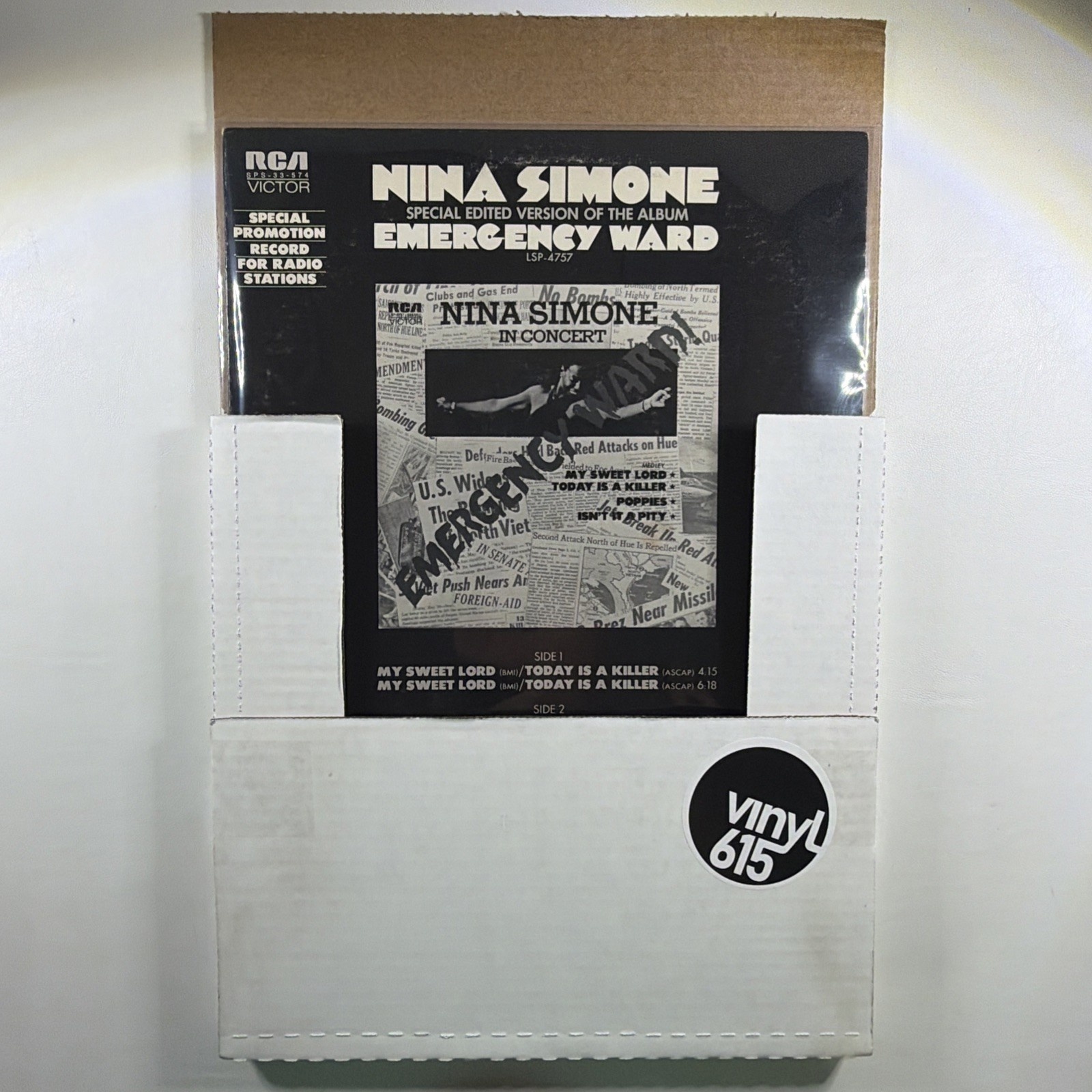 Nina Simone - Emergency Ward LP RCA Victor SPS 33 574 White Promo 1972 Jazz - Image 6
