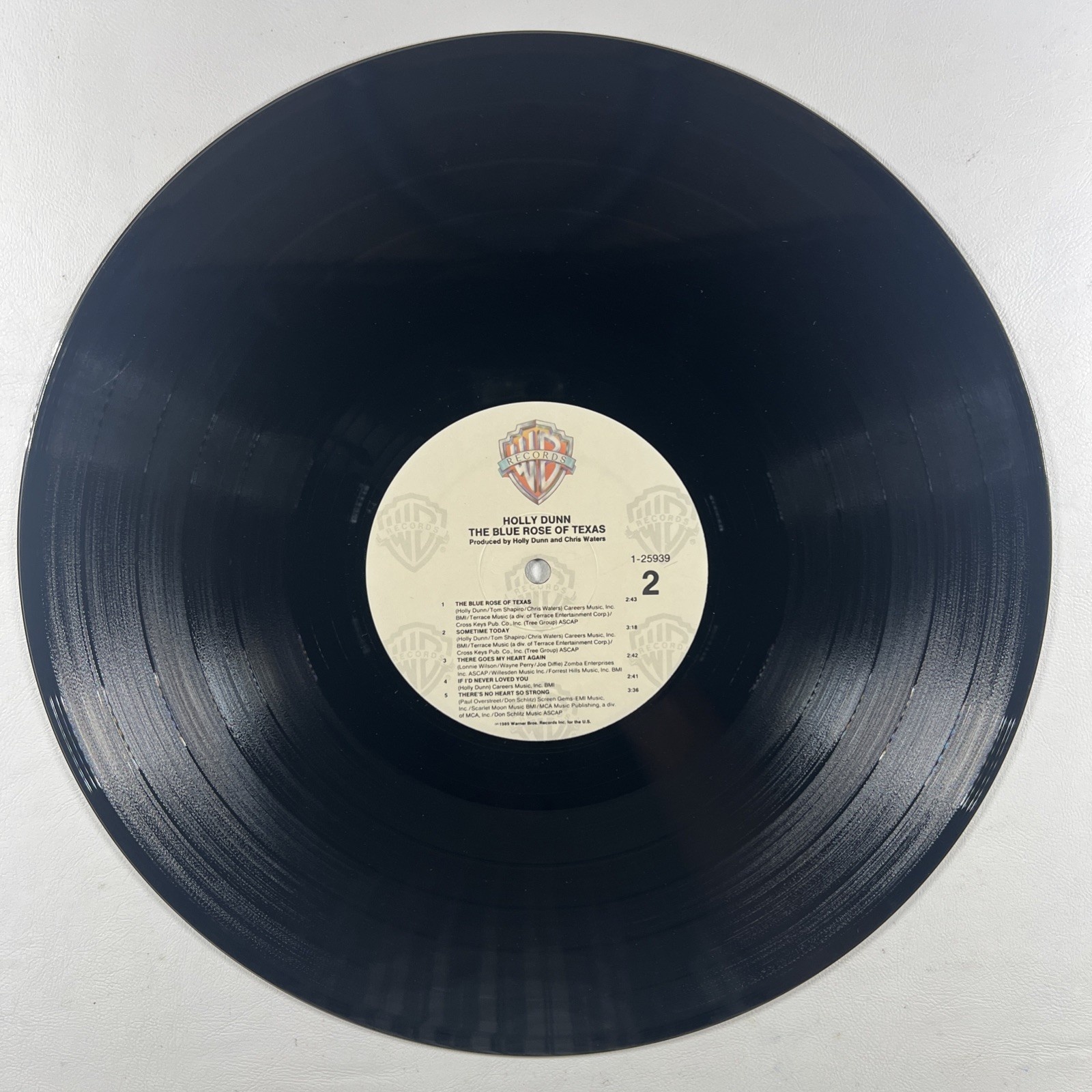 Holly Dunn - The Blue Rose of Texas LP Warner Bros. 25939 EX Promo 1989 Country - Image 5