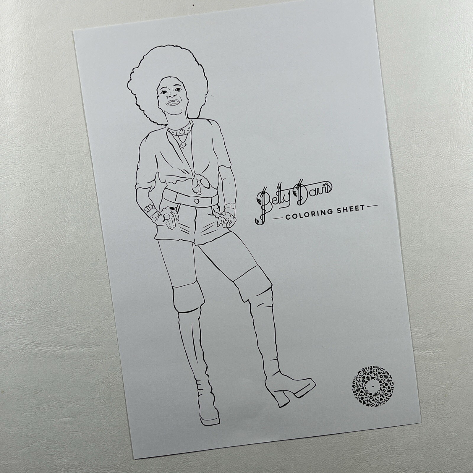 BETTY DAVIS - Self Titled LP Vinyl Me 180g SILVER/BLUE NM Art Print Insert - Image 5