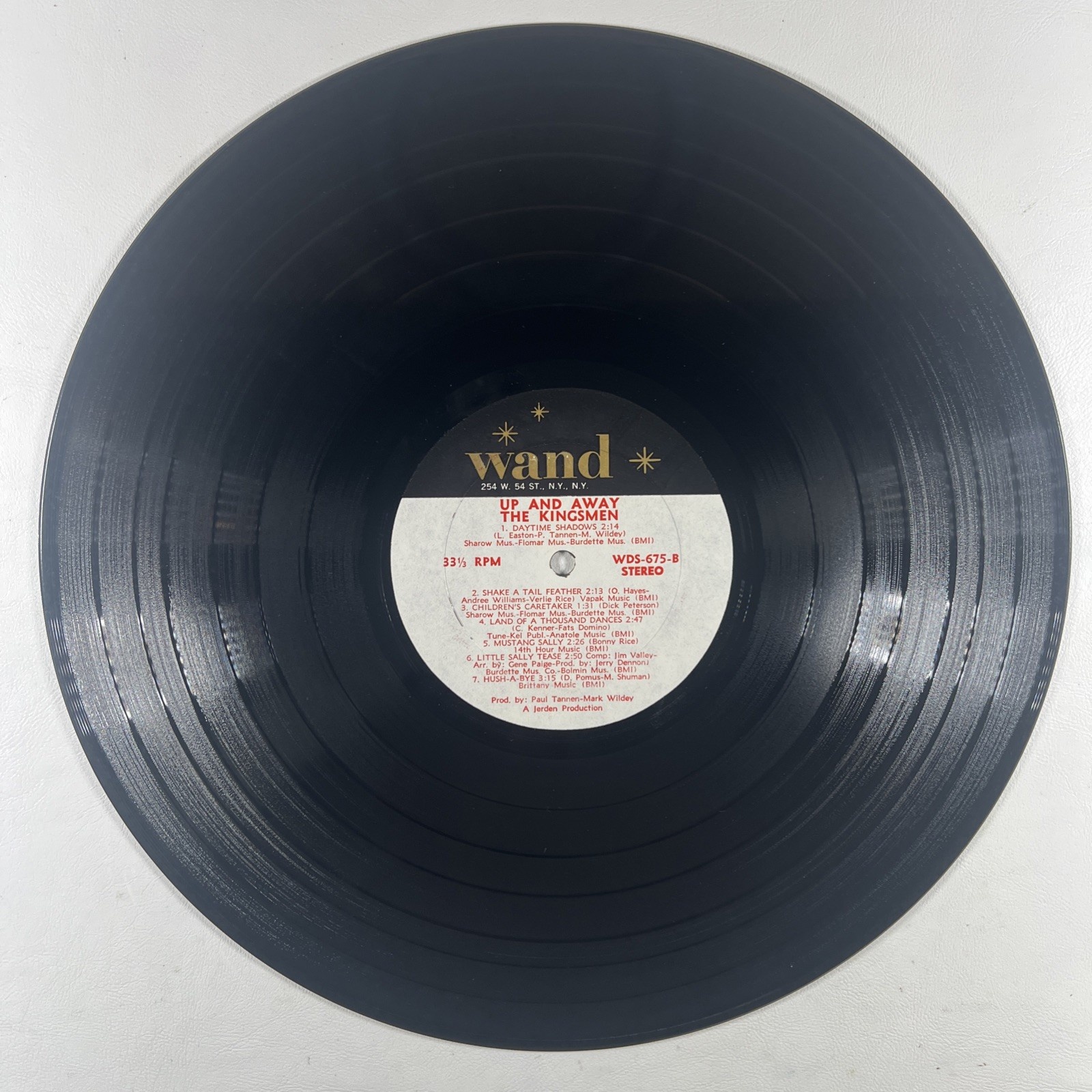 The Kingsmen - Up and Away LP Wand WDS 675 EX 1966 Stereo Garage Rock - Image 4