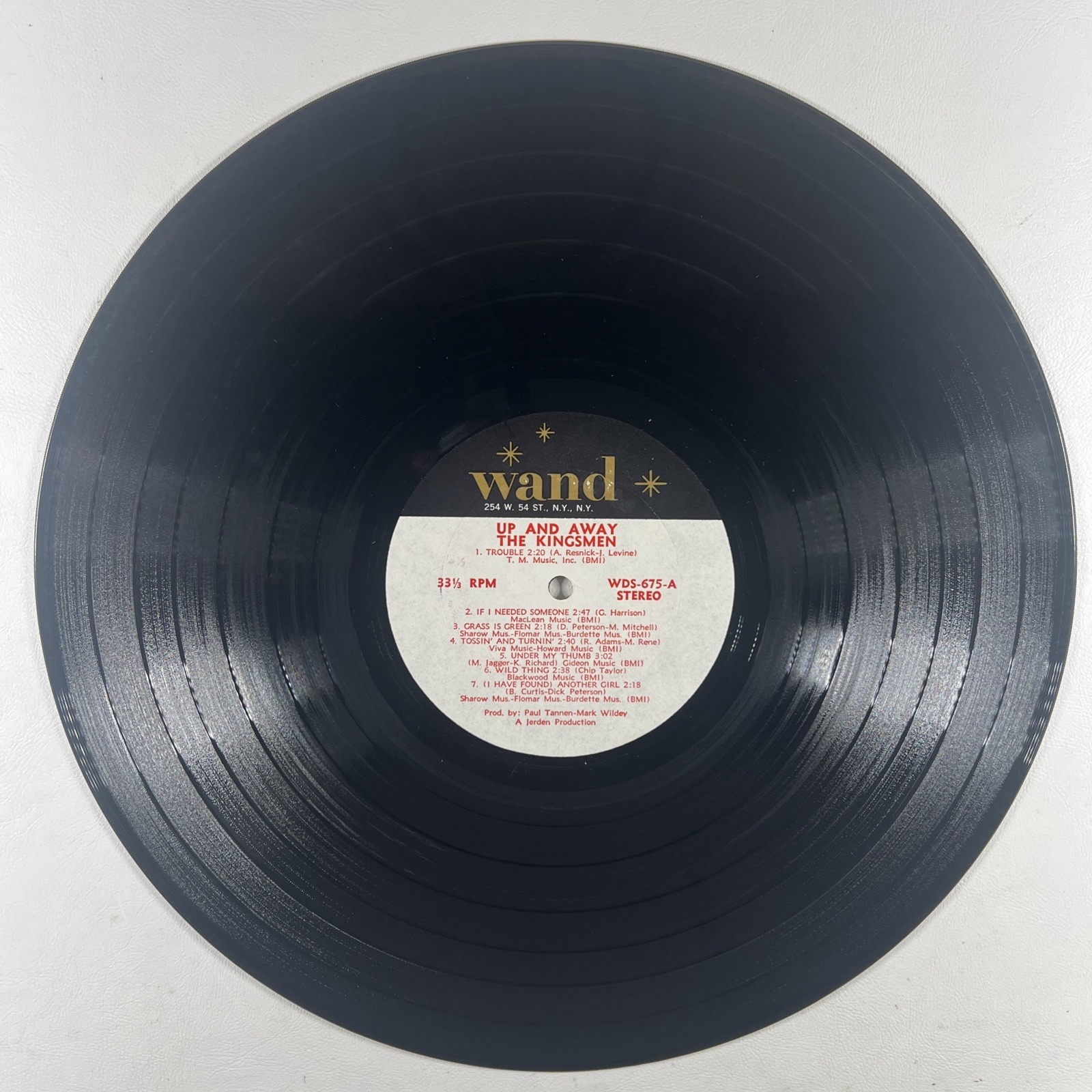 The Kingsmen - Up and Away LP Wand WDS 675 EX 1966 Stereo Garage Rock - Image 5