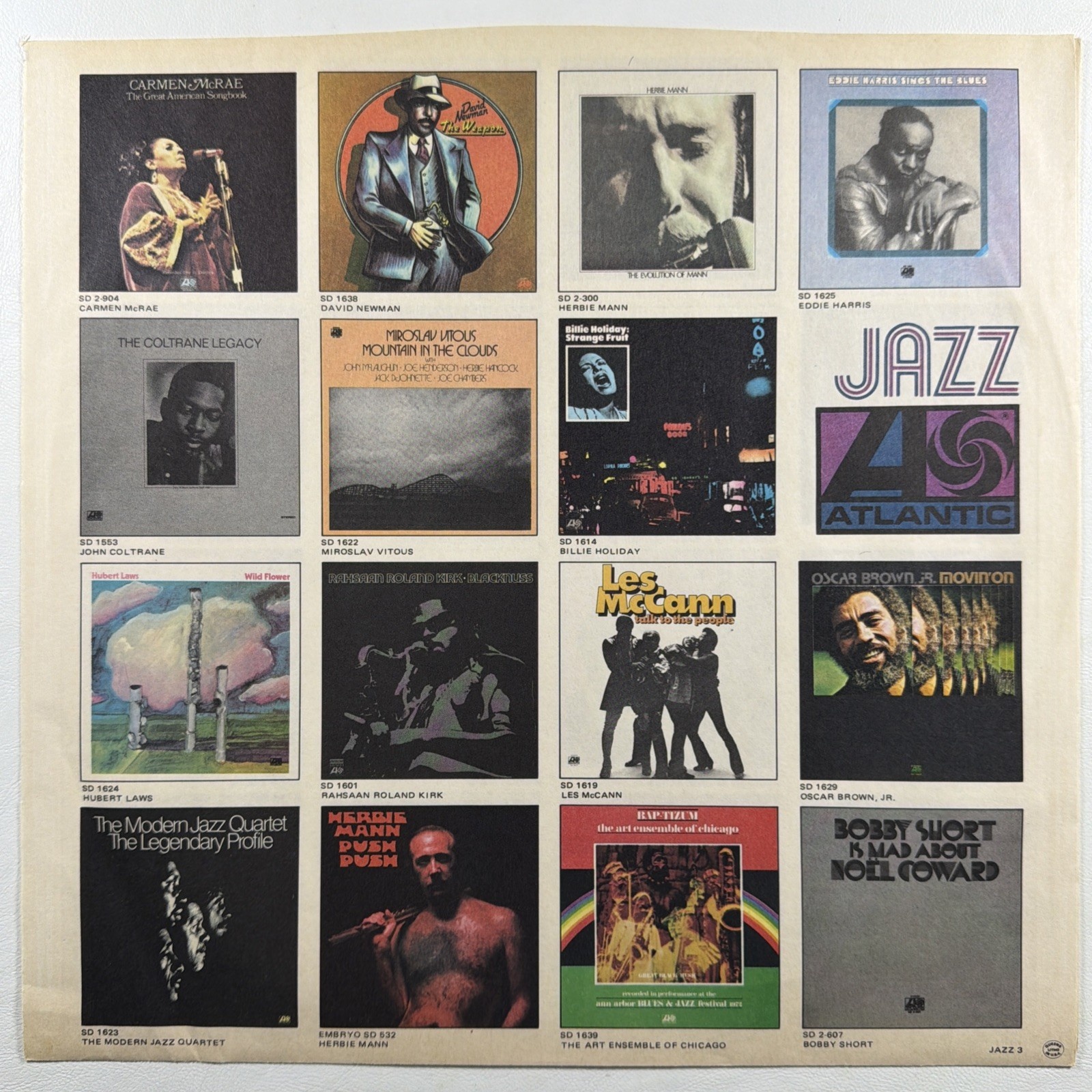 Jan Akkerman - Tabernakel LP Atco SD 7032 NM 1973 Promo Gatefold Jazz Prog Rock - Image 5