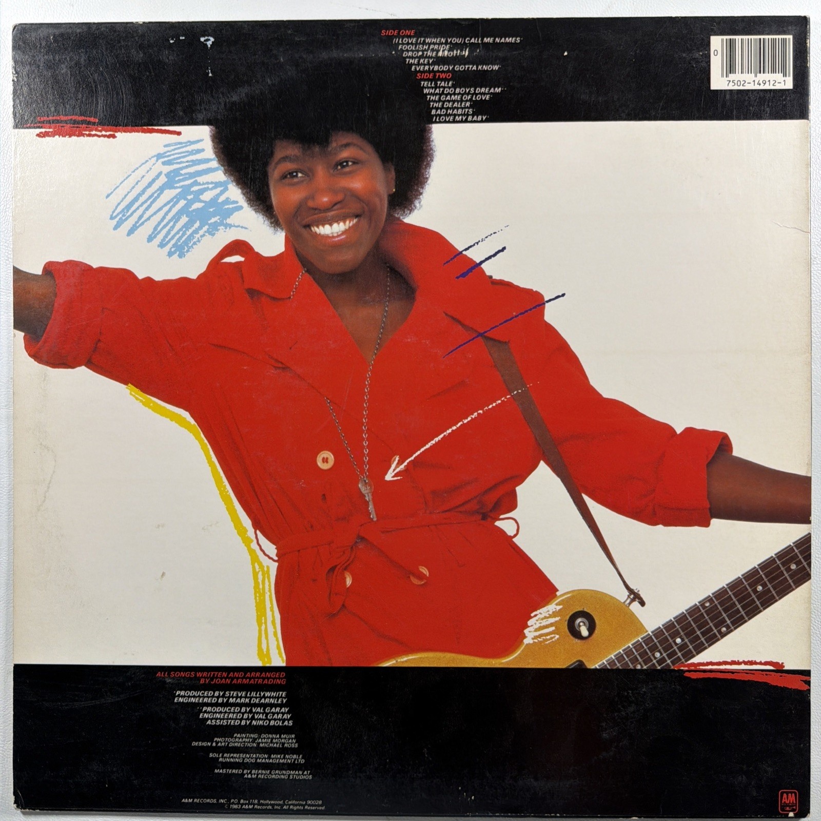 Joan Armatrading 3 LP Bundle - Me Myself I, Walk Under Ladders, The Key VG+ - Image 13