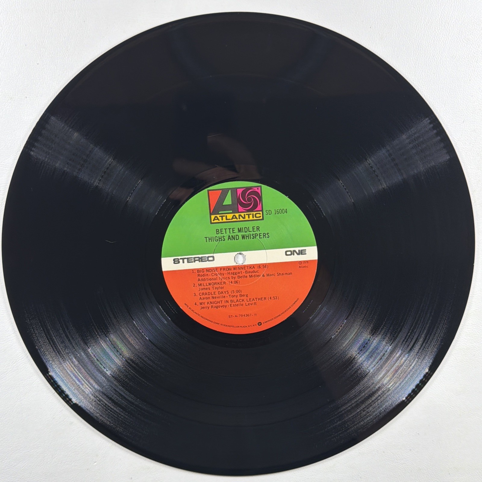Bette Midler - Thighs & Whispers LP Atlantic SD 16004 NM 1979 Promo - Image 5