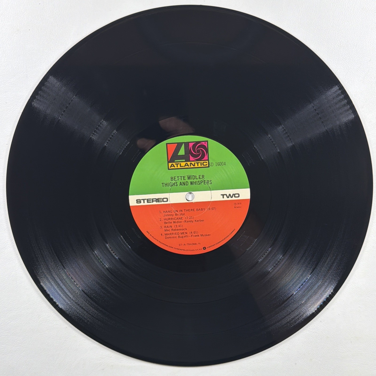 Bette Midler - Thighs & Whispers LP Atlantic SD 16004 NM 1979 Promo - Image 6