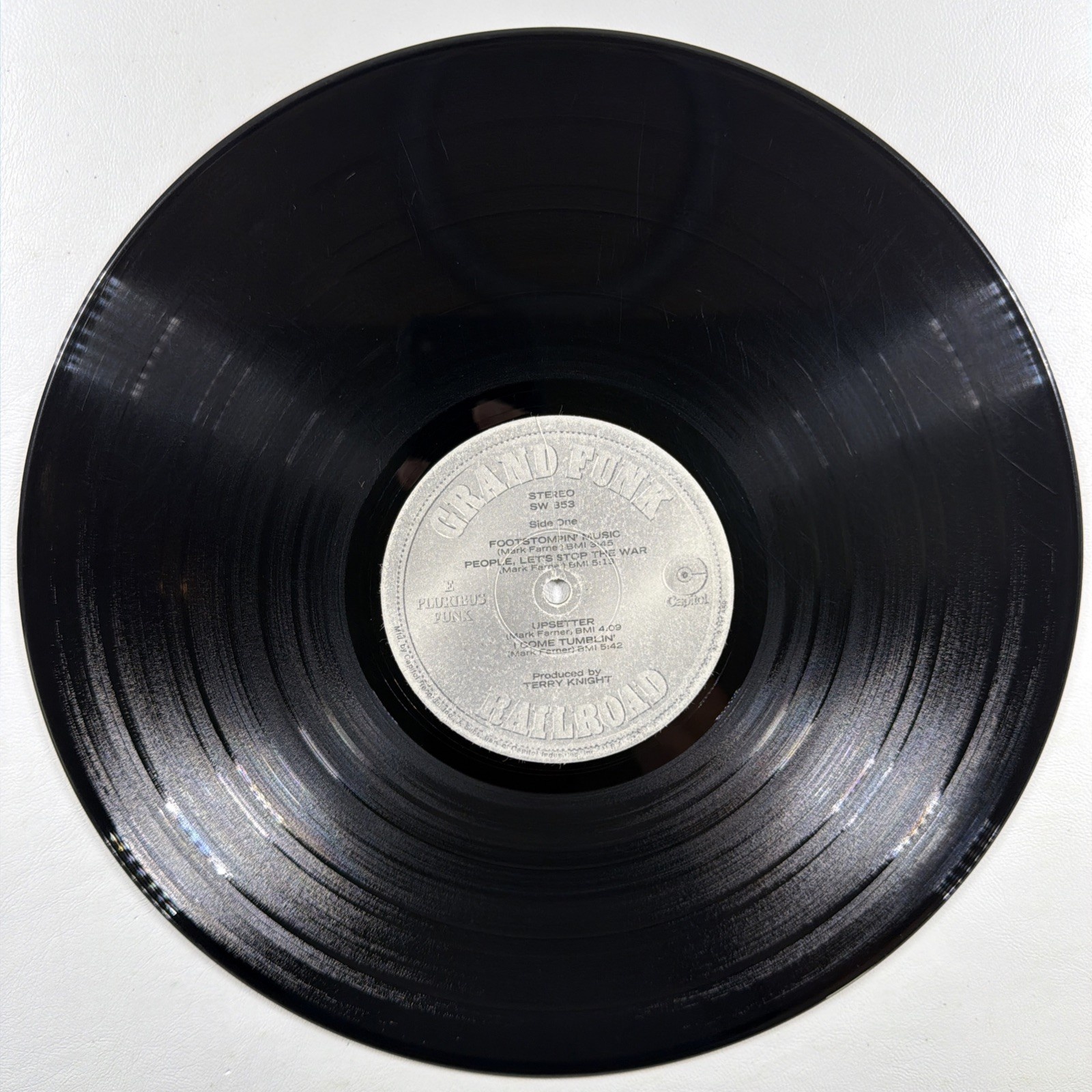 Grand Funk Railroad - E Pluribus Funk LP Capitol SW-853 VG+ 1972 Insert - Image 4