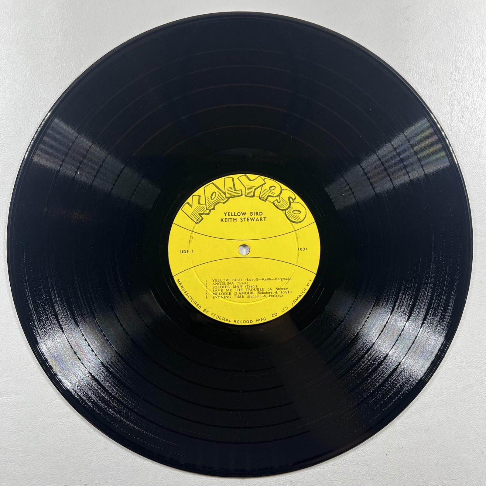 Keith Stewart - Yellow Bird LP H&K Records 101 EX Mono Jamaica Reggae - Image 4