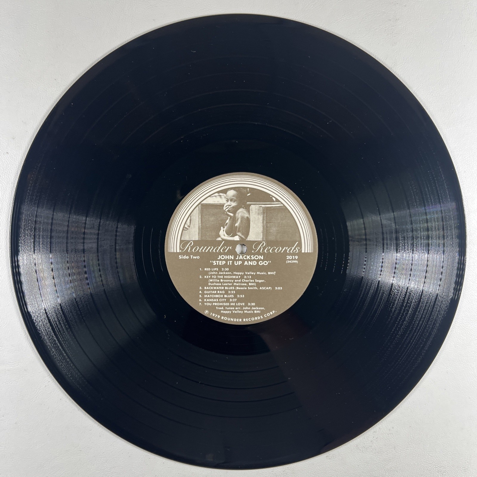 John Jackson - Step It Up And Go LP Rounder Records 2019 EX 1979 Blues - Image 4