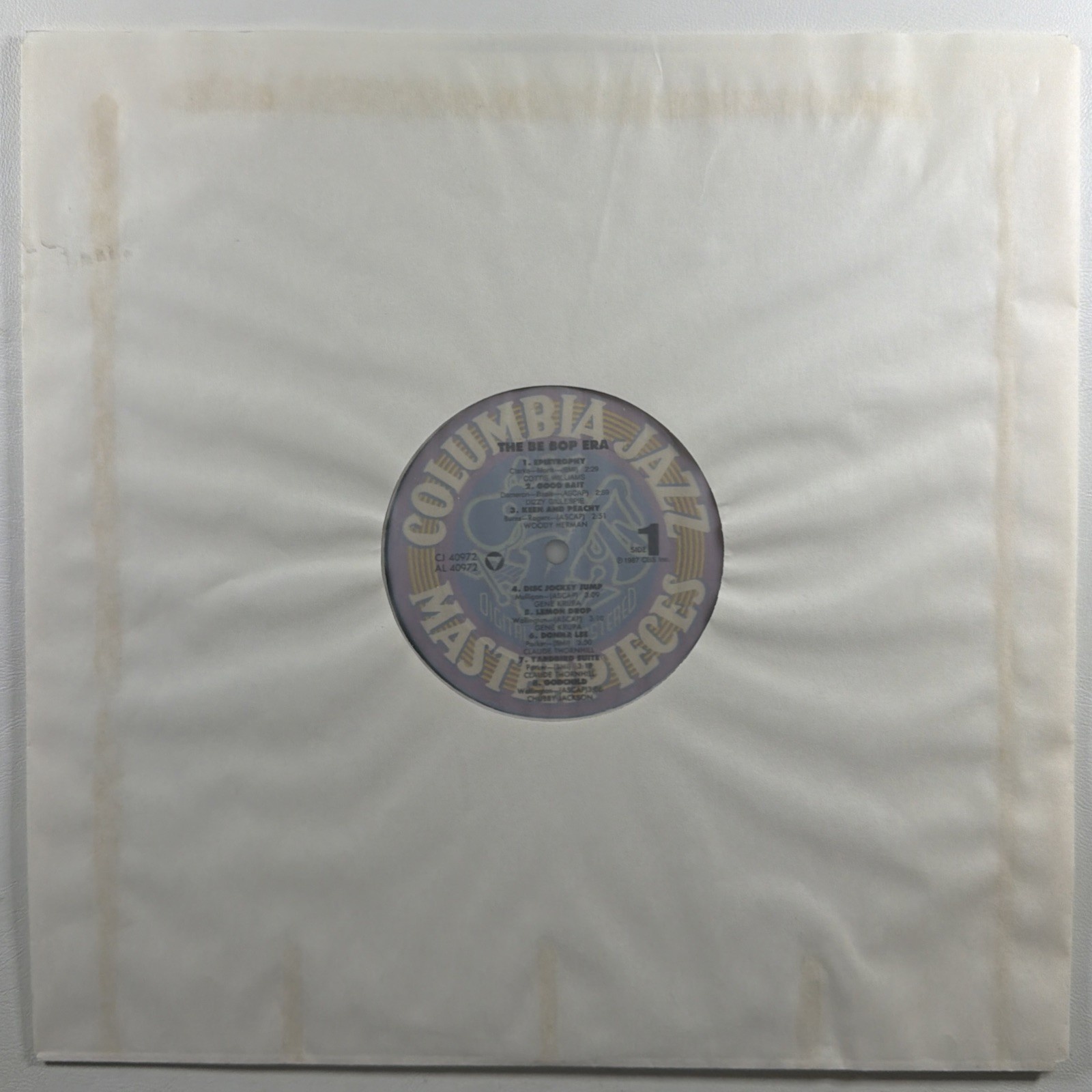 Various - The Bebop Era LP Columbia Jazz CJ 40972 NM 1987 Promo Miles Davis - Image 4