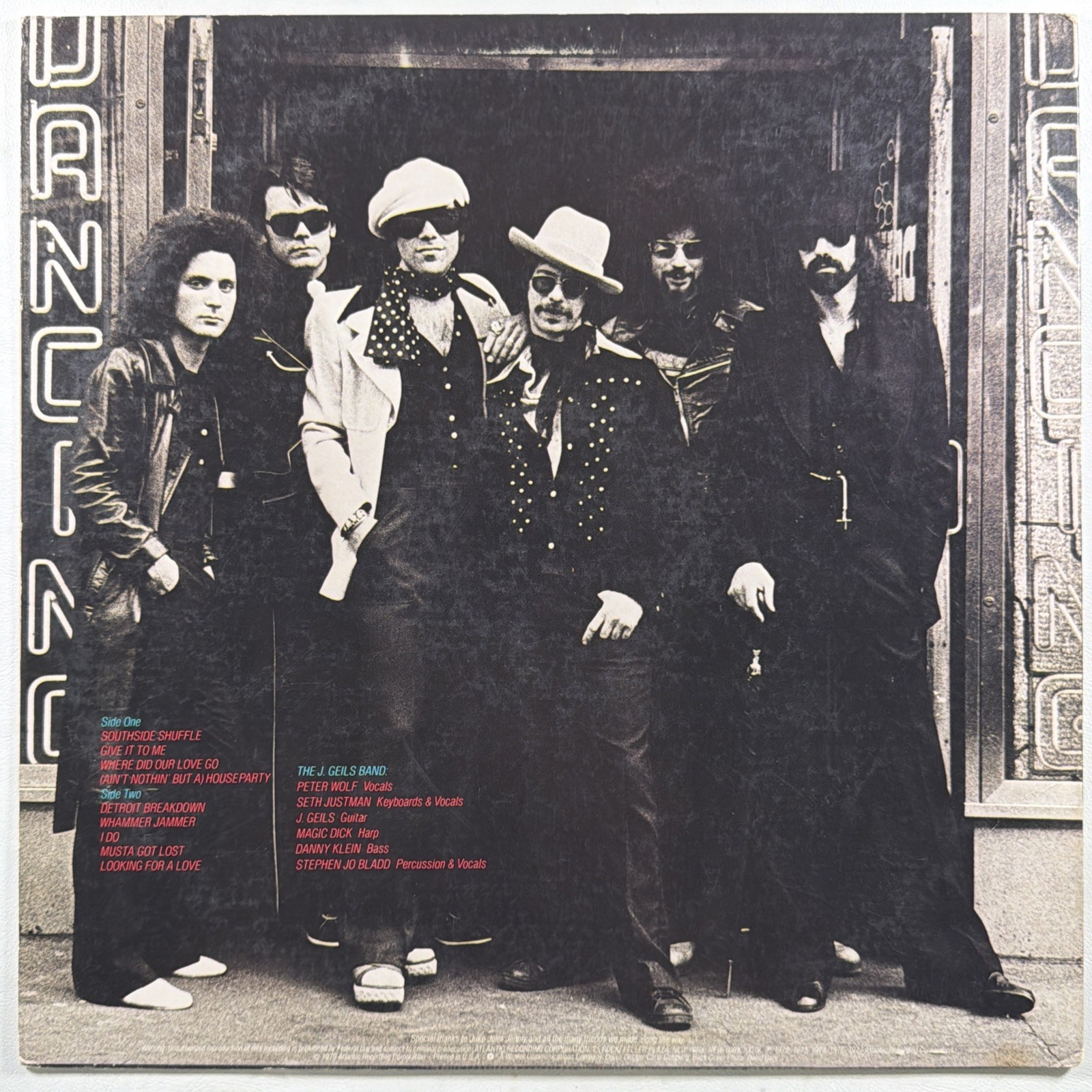 J. Geils Band - Best Of The J. Geils Band LP Atlantic SD19234 EX 1979 Peter Wolf - Image 2