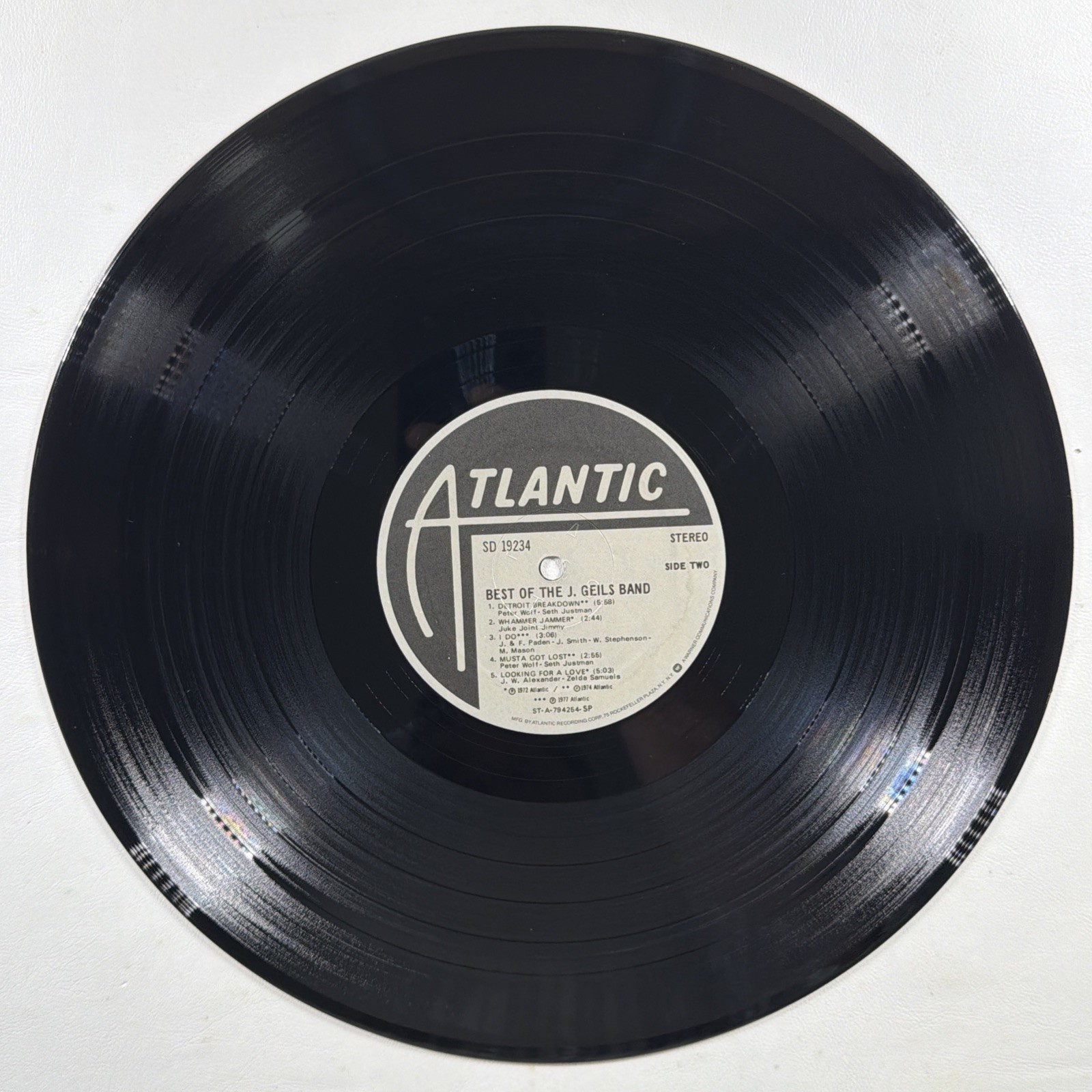 J. Geils Band - Best Of The J. Geils Band LP Atlantic SD19234 EX 1979 Peter Wolf - Image 4