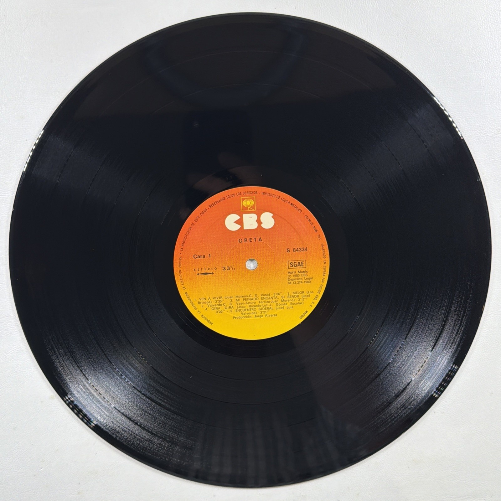Greta - Self Titled LP CBS Records S 84334 NM 1980 Spain Gatefold Rock New Wave - Image 7