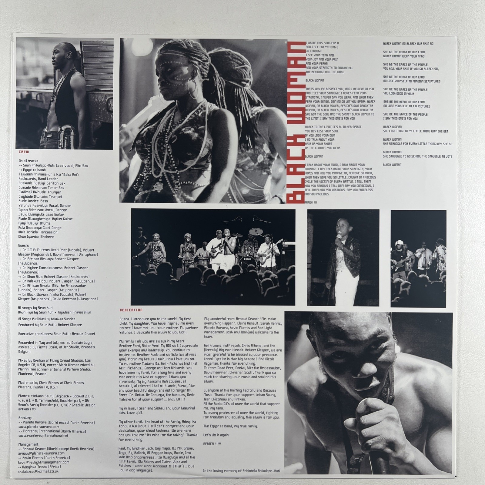 Seun Kuti & Egypt 80 - A Long Way to the Beginning LP KFR1132-1 EX 2014 Hype - Image 3