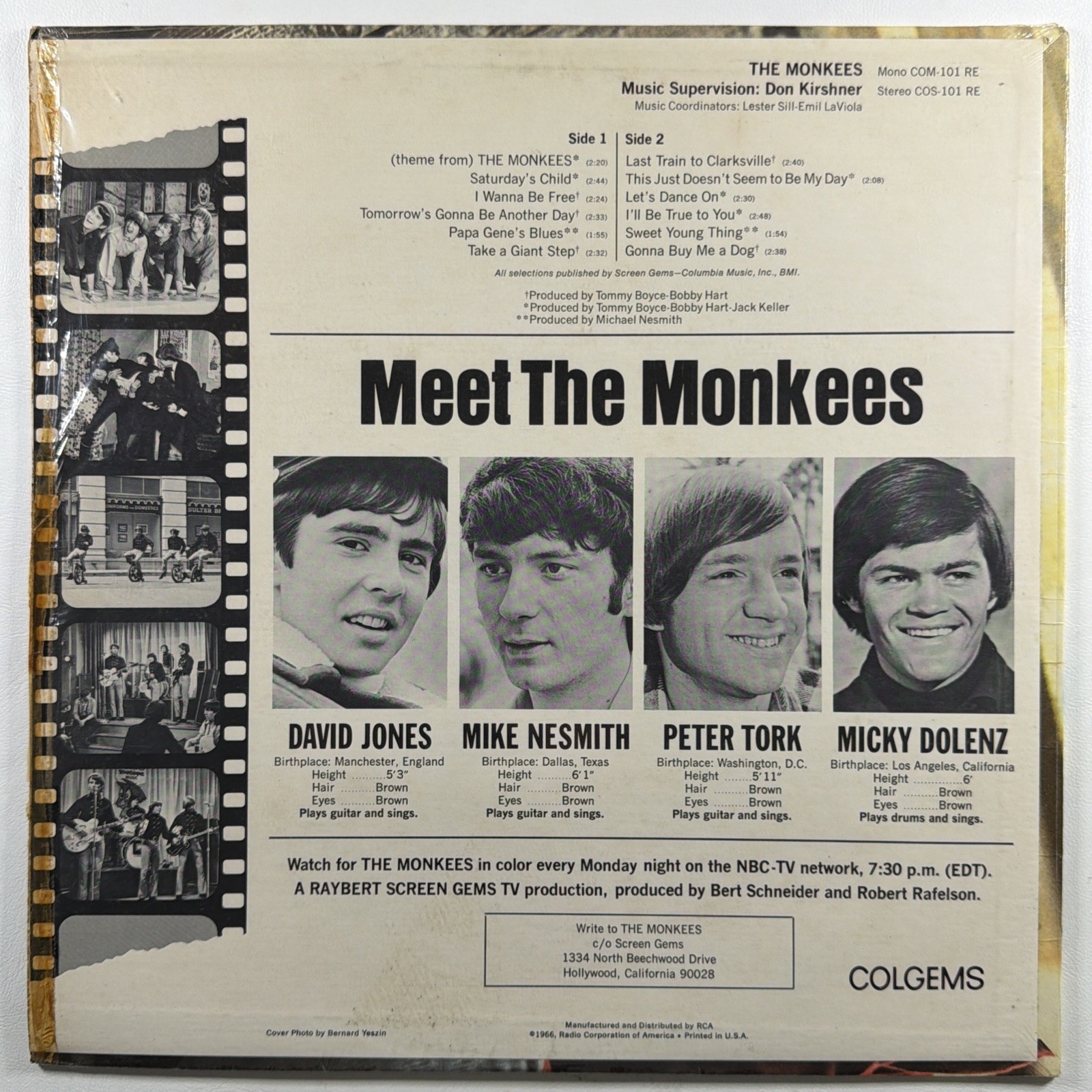 The Monkees (2 Album Bundle) Self Titled More Of The Monkees LP Colgems VG+ - Image 3
