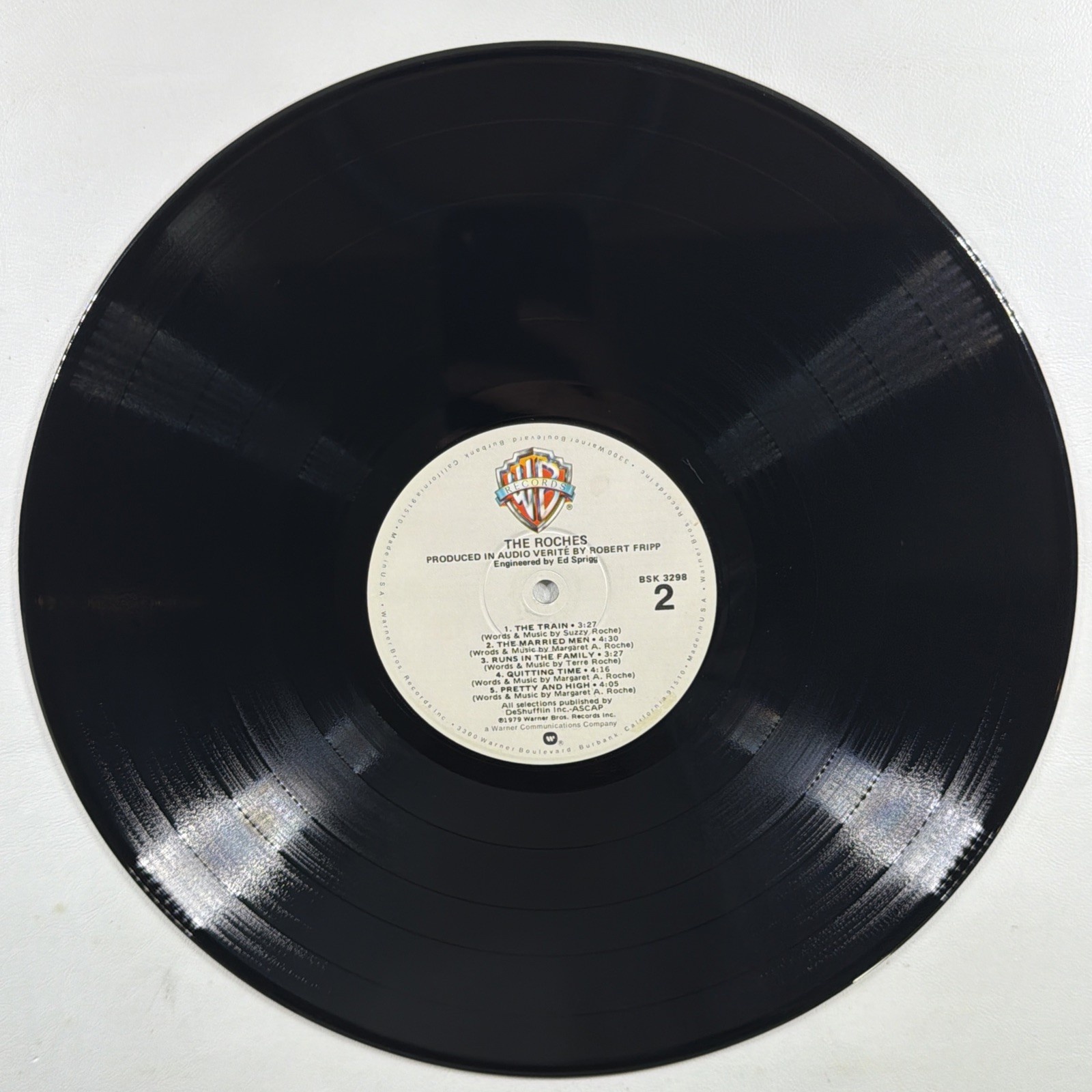 The Roches - Self Titled LP Warner Bros. BSK 3298 EX 1979 We Hammond Song - Image 8