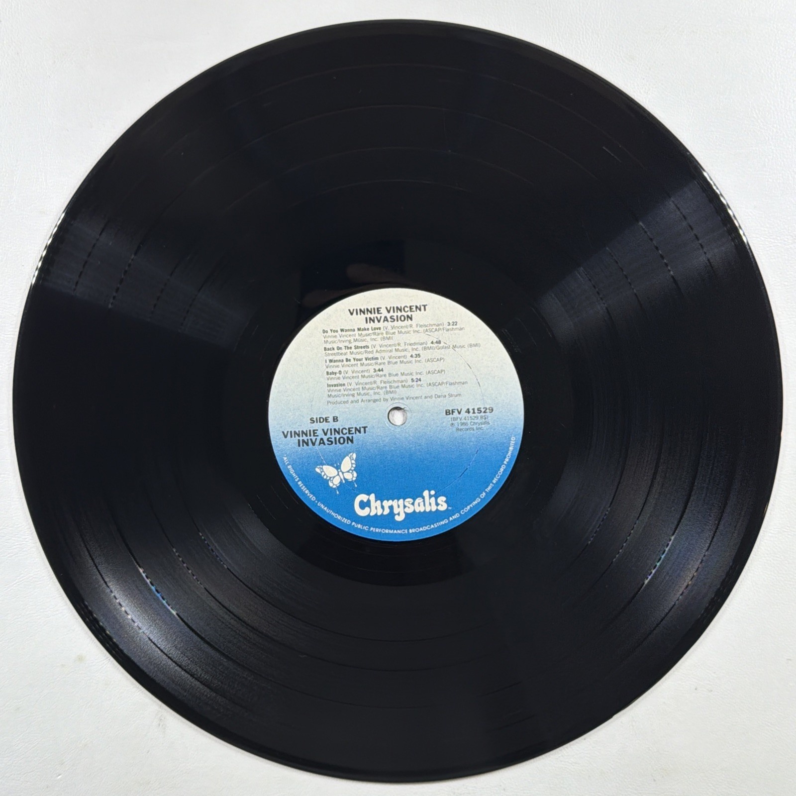 Vinnie Vincent - Invasion LP Chrysalis BFV 41529 EX Hard Rock Glam - Image 4