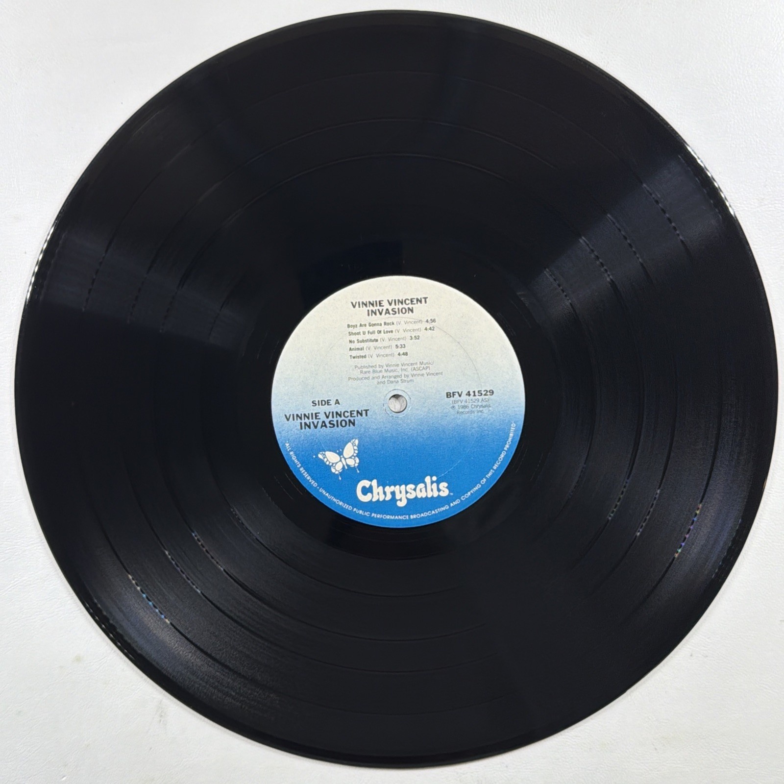 Vinnie Vincent - Invasion LP Chrysalis BFV 41529 EX Hard Rock Glam - Image 5