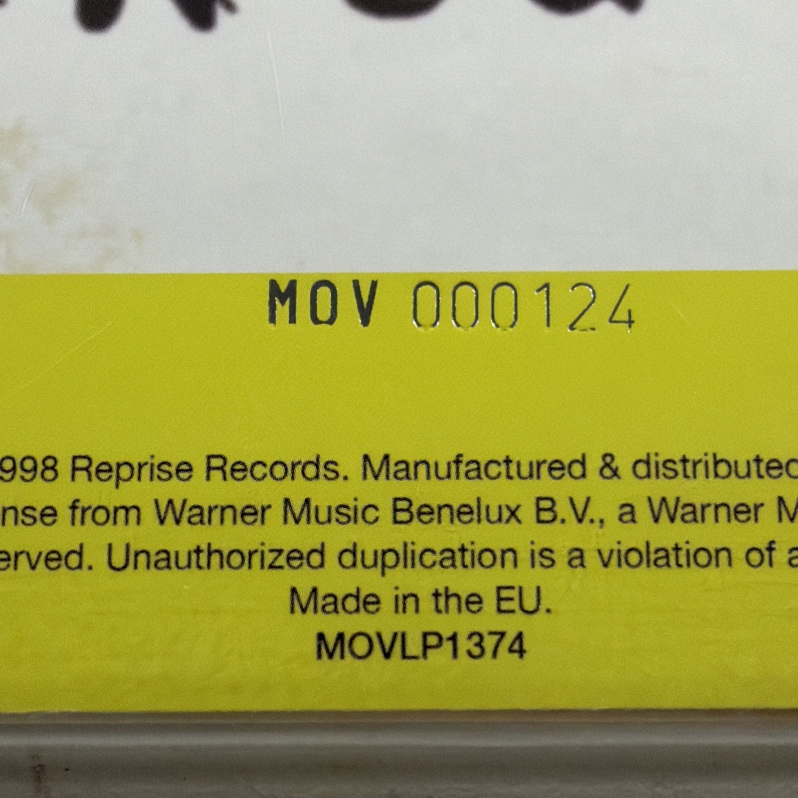 Barenaked Ladies - Stunt LP MOVLP1374 Sealed Ltd Ed 124/3k Yellow 180g EU Insert - Image 4