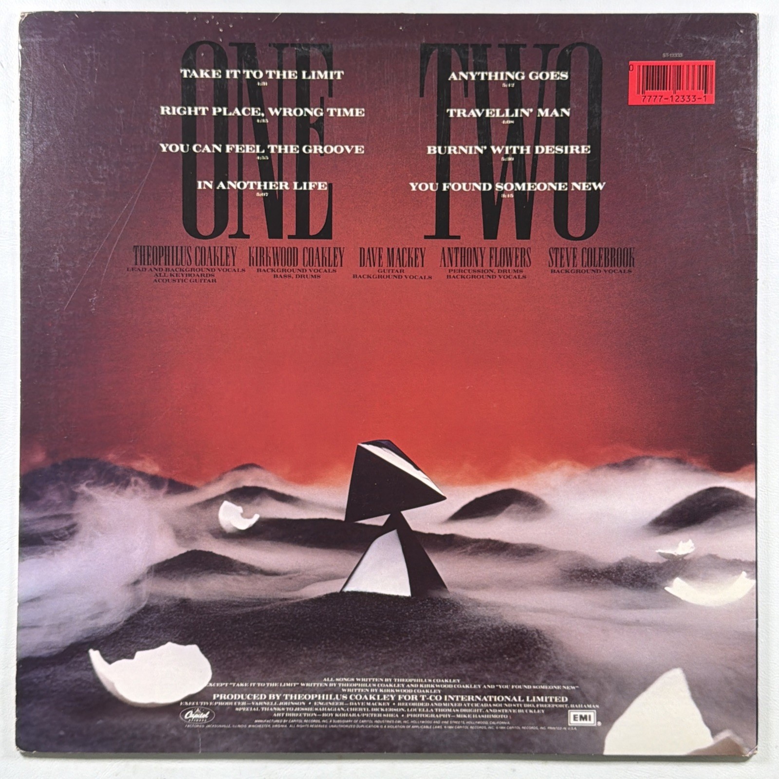 T-Connection - Take It To The Limit LP Capitol ST-12333 EX 1984 Promo Funk Soul - Image 2