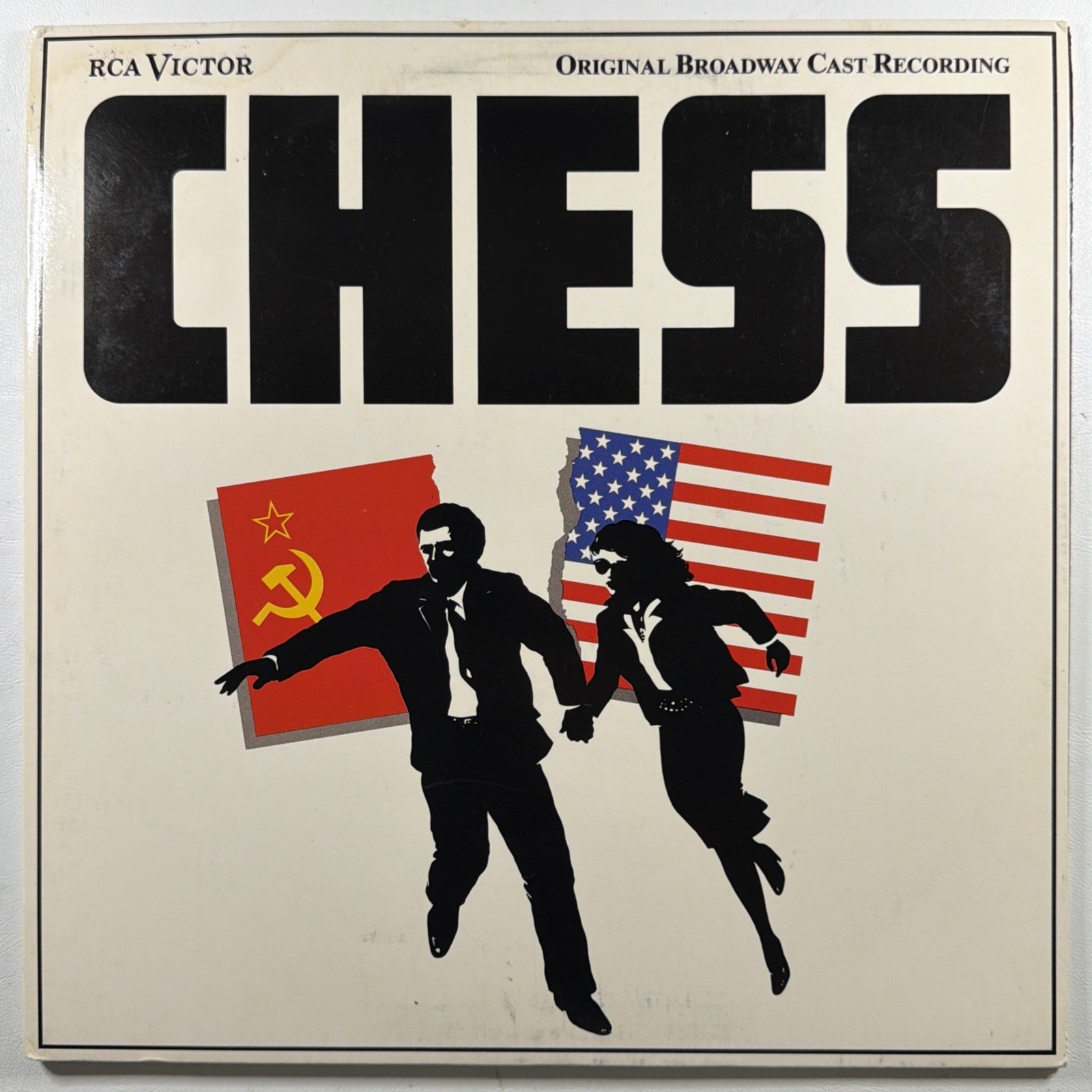 Chess Original Broadcast Cast Recording LP RCA Victor 7700-1-RC EX Gate 1988