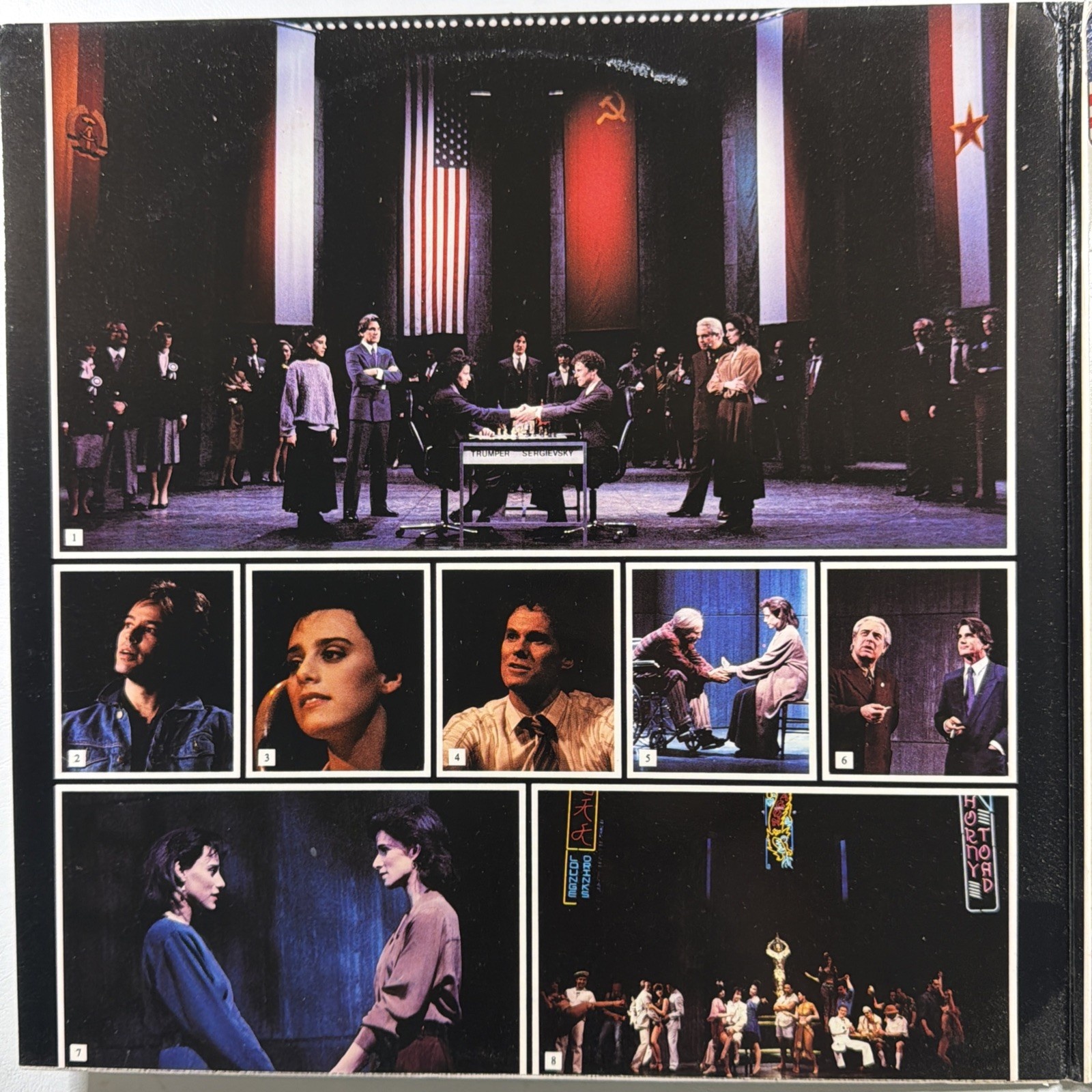Chess Original Broadcast Cast Recording LP RCA Victor 7700-1-RC EX Gate 1988 - Image 3