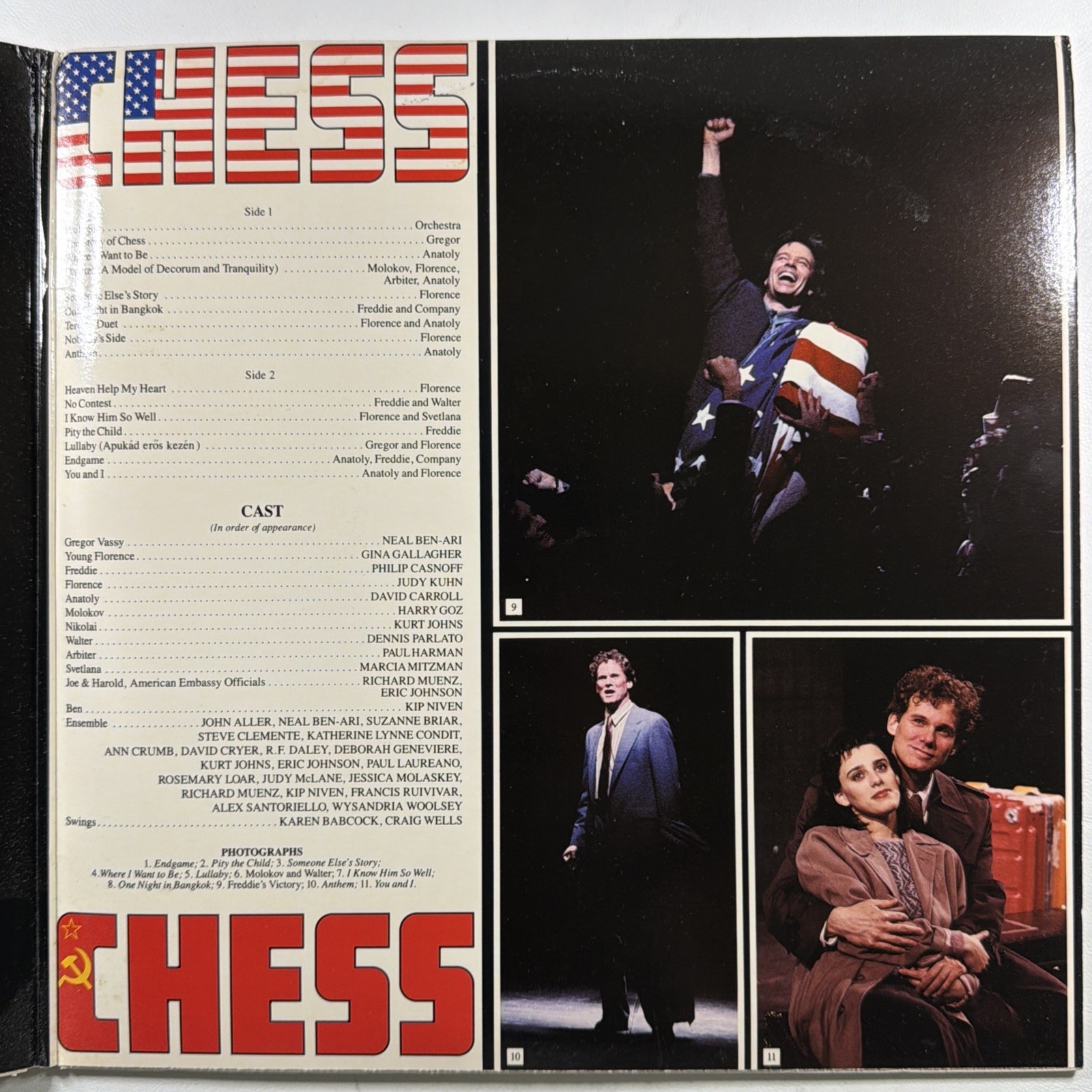 Chess Original Broadcast Cast Recording LP RCA Victor 7700-1-RC EX Gate 1988 - Image 4