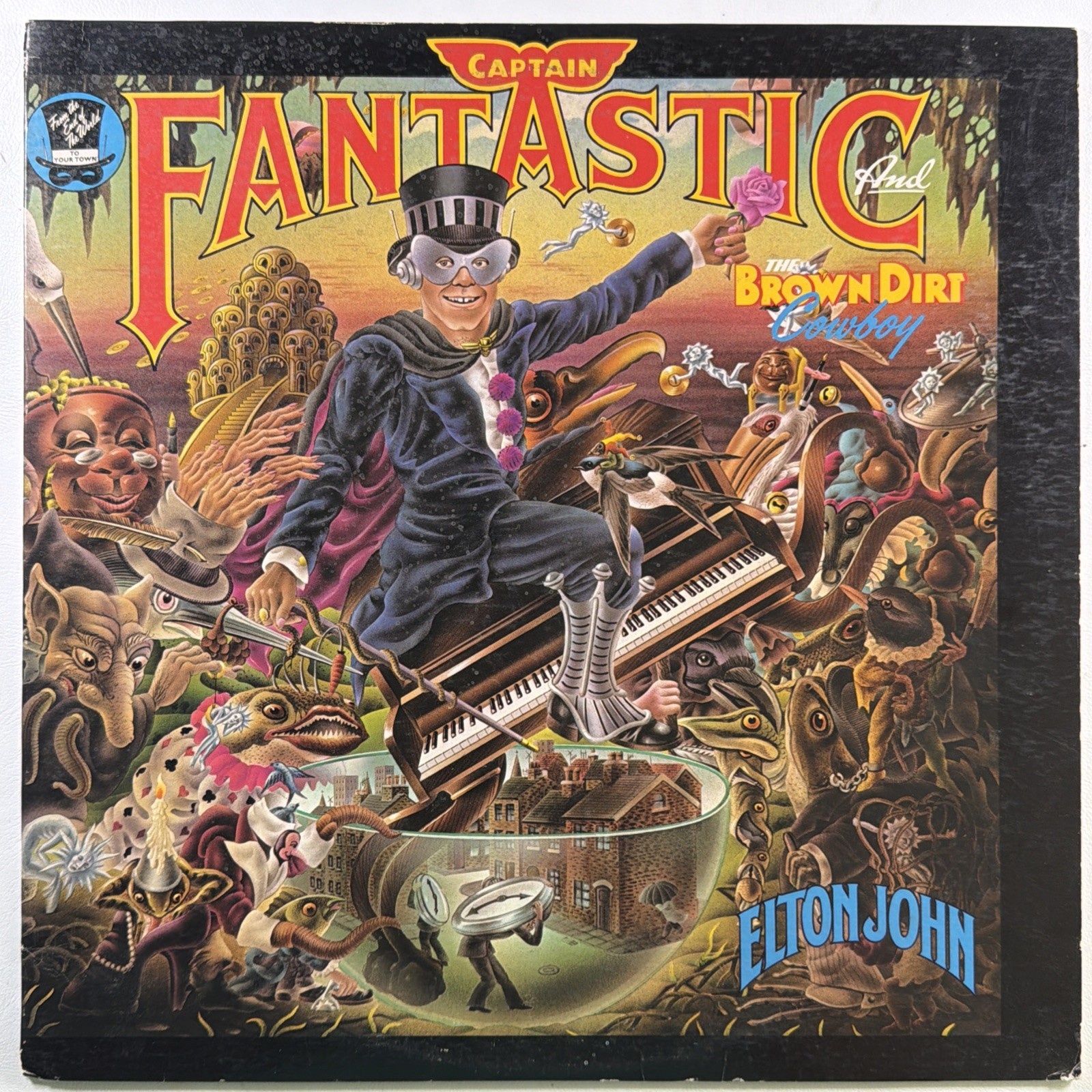 Elton John - Captain Fantastic And The Brown Dirt Cowboy LP MCA-37066 VG+ 1975