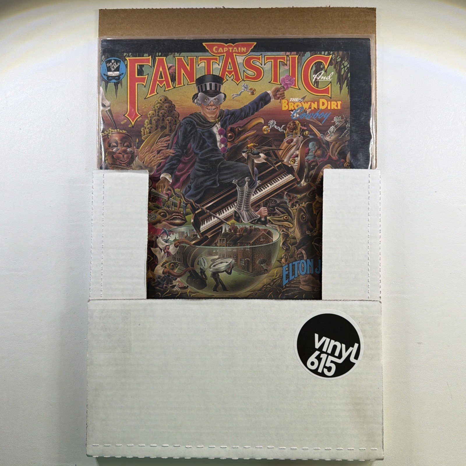 Elton John - Captain Fantastic And The Brown Dirt Cowboy LP MCA-37066 VG+ 1975 - Image 6