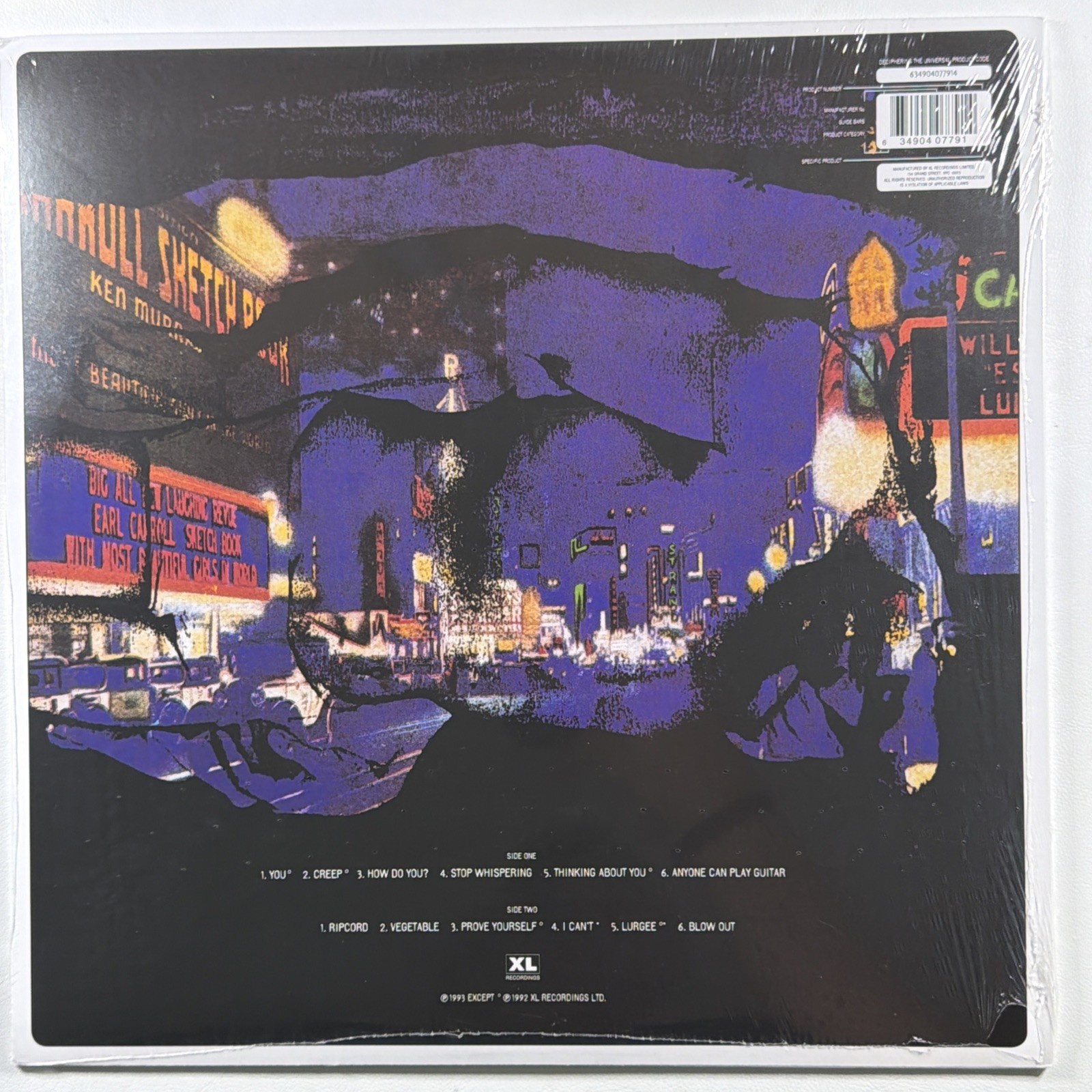 Radiohead - Pablo Honey LP XL Recordings XLLP779 Sealed Reissue Creep - Image 2