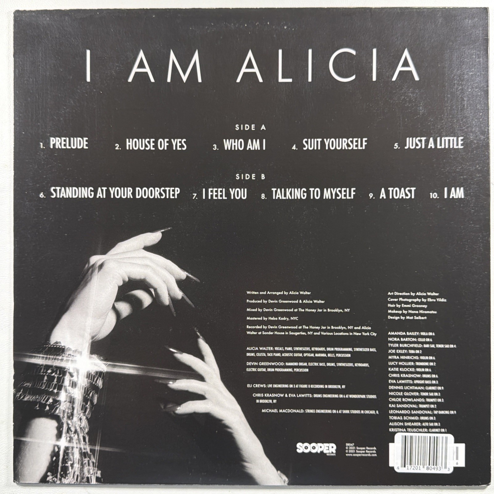 Alicia Walter - I Am Alicia LP Sooper Records SRO47 NM Clear 180g Hype Pop - Image 2