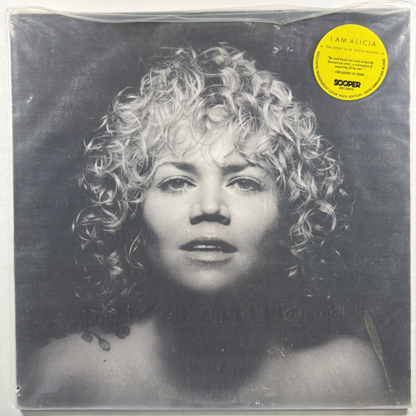 Alicia Walter - I Am Alicia LP Sooper Records SRO47 NM Clear 180g Hype Pop - Image 3
