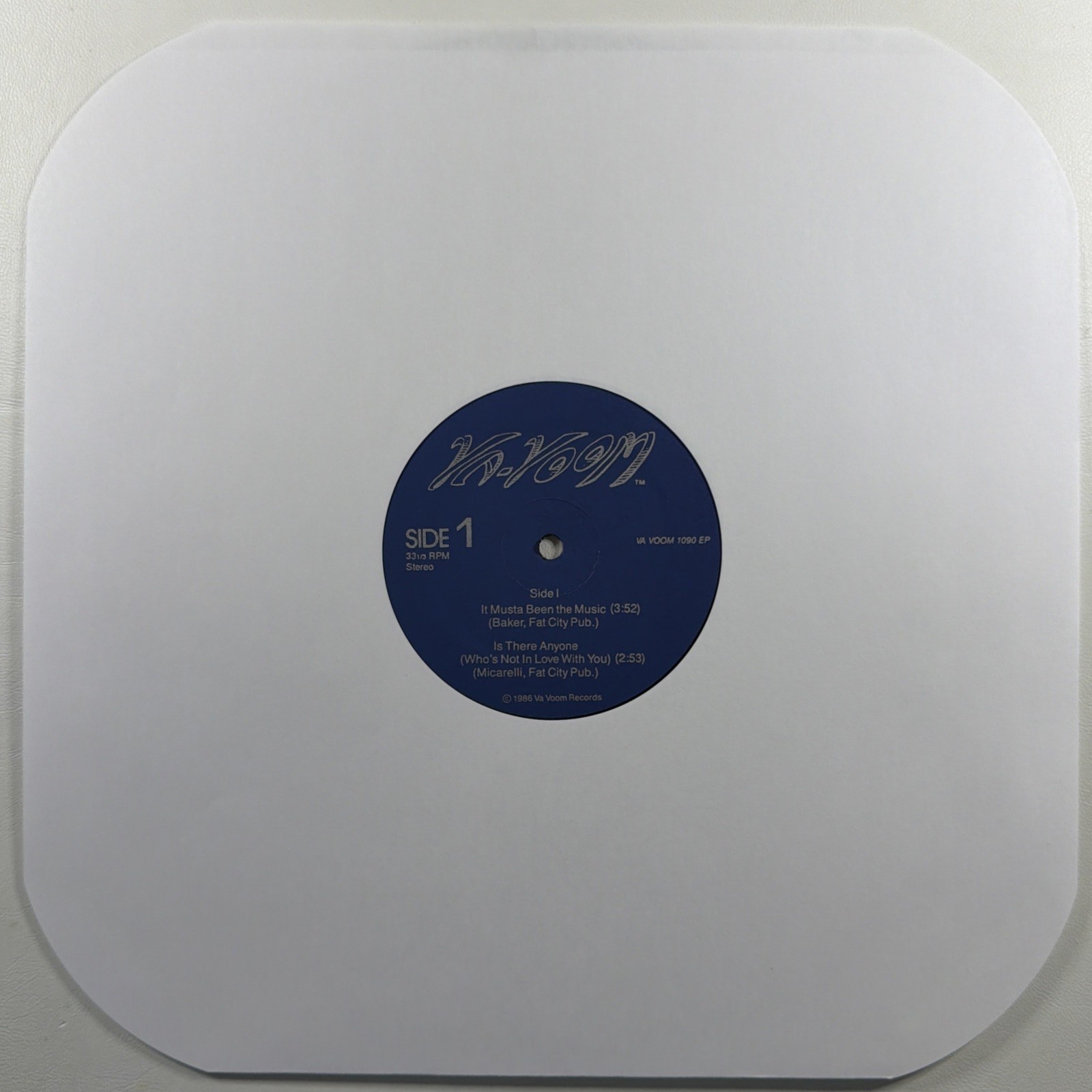 Fat City Band! - It Musta Been the Music LP Va-Voom Records EX Canada 1986 - Image 3