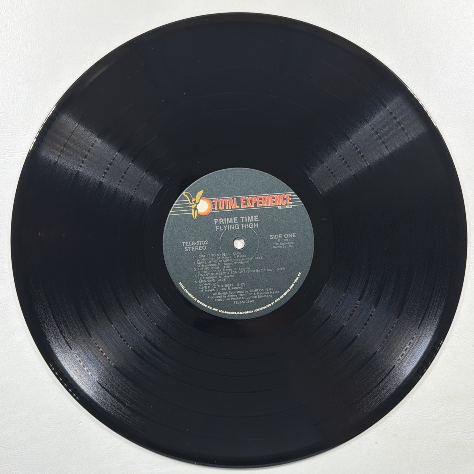 Prime Time - Flying High LP Total Experience TEL8-5702 EX 1984 Electronic Funk - Image 4