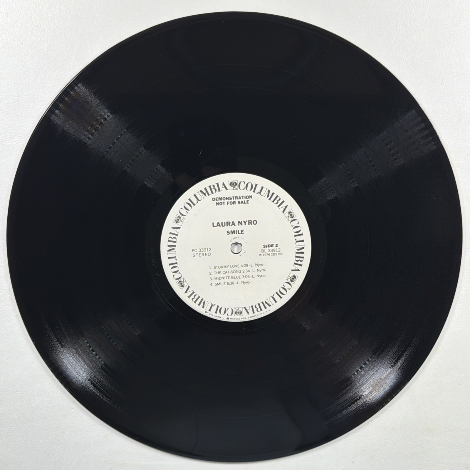 Laura Nyro - Smile LP Columbia Records PC 33912 EX White Label Promo 1976 - Image 5
