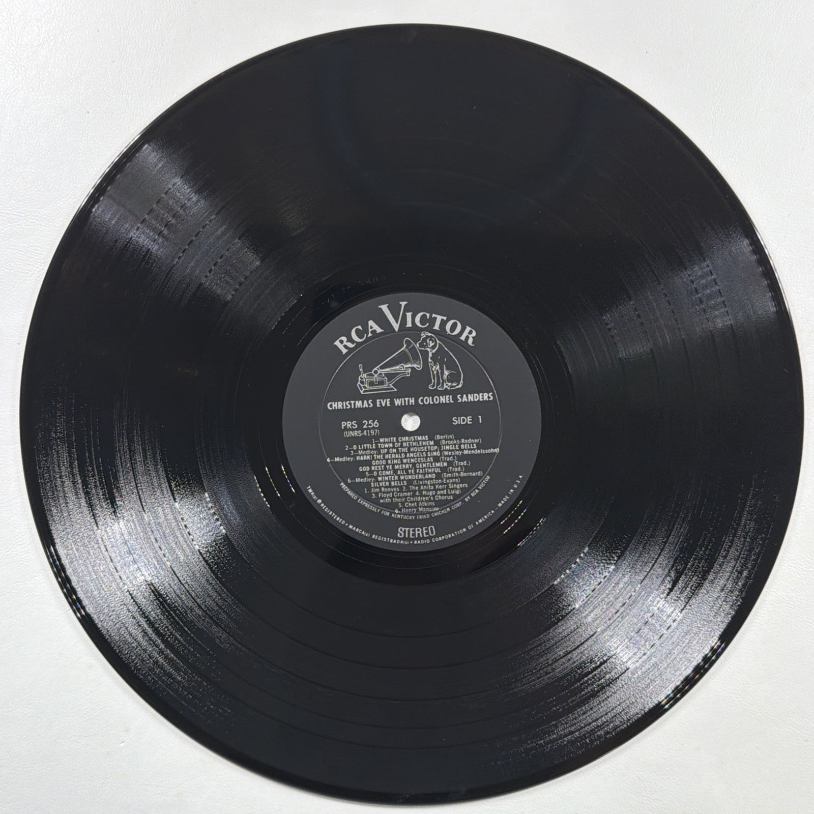 Christmas Eve w/Colonel Sanders LP RCA Victor PRA-255 EX 1967 Insert Chet Atkins - Image 4