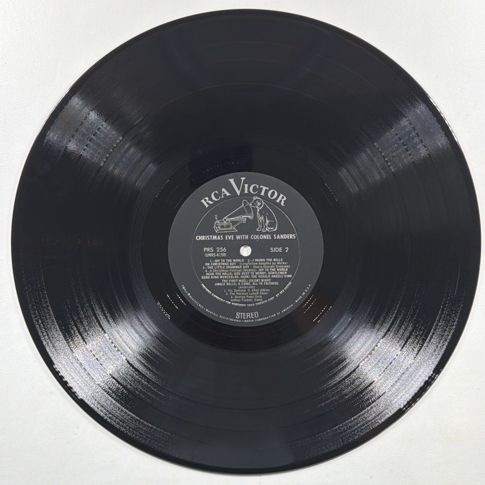 Christmas Eve w/Colonel Sanders LP RCA Victor PRA-255 EX 1967 Insert Chet Atkins - Image 5