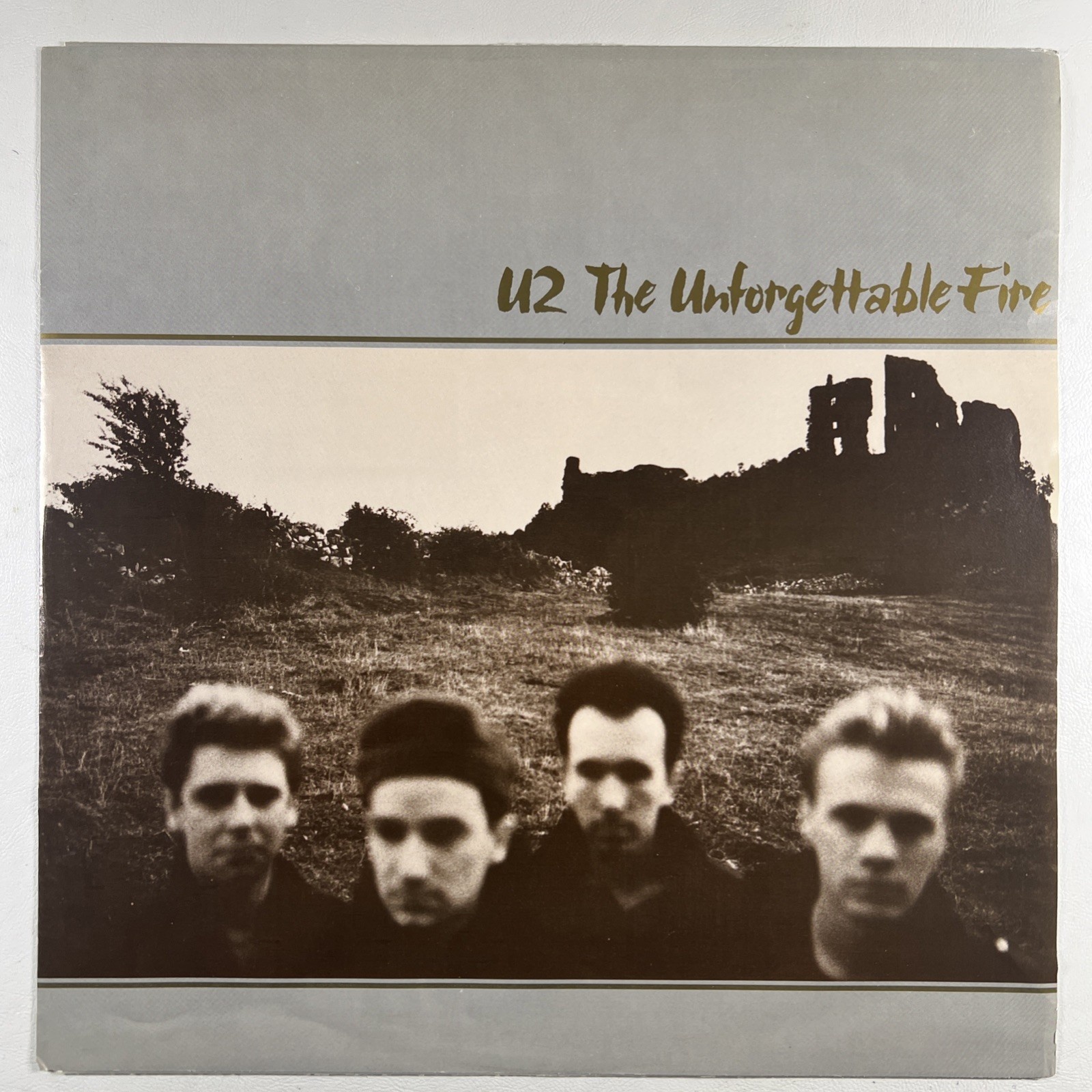 U2 - The Unforgettable Fire LP Island Records 90231-1 NM 1984 Pride Wire - Image 3