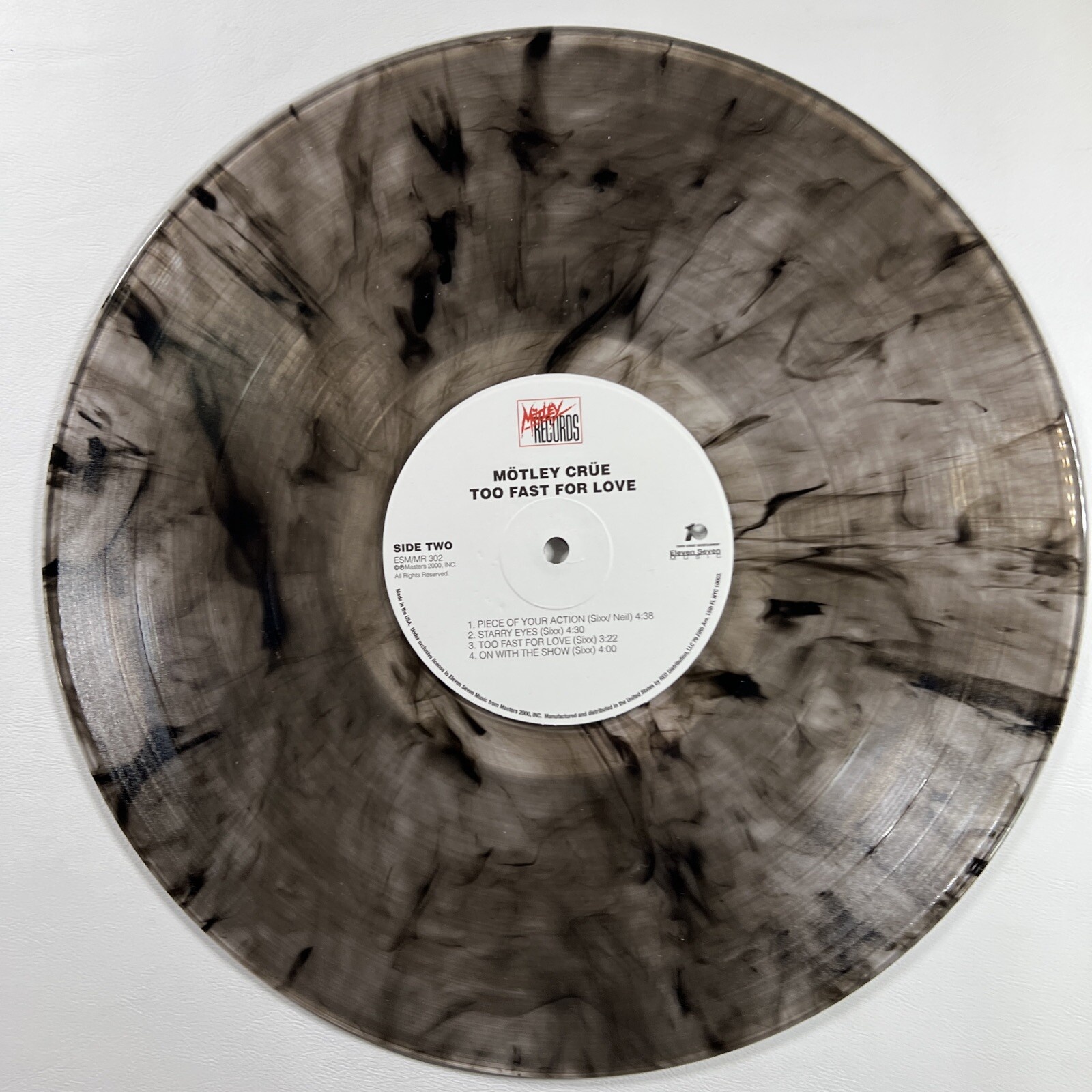 Motley Crue - Too Fast For Love LP Motley Records EX 180g Black Marbled Shrink - Image 4