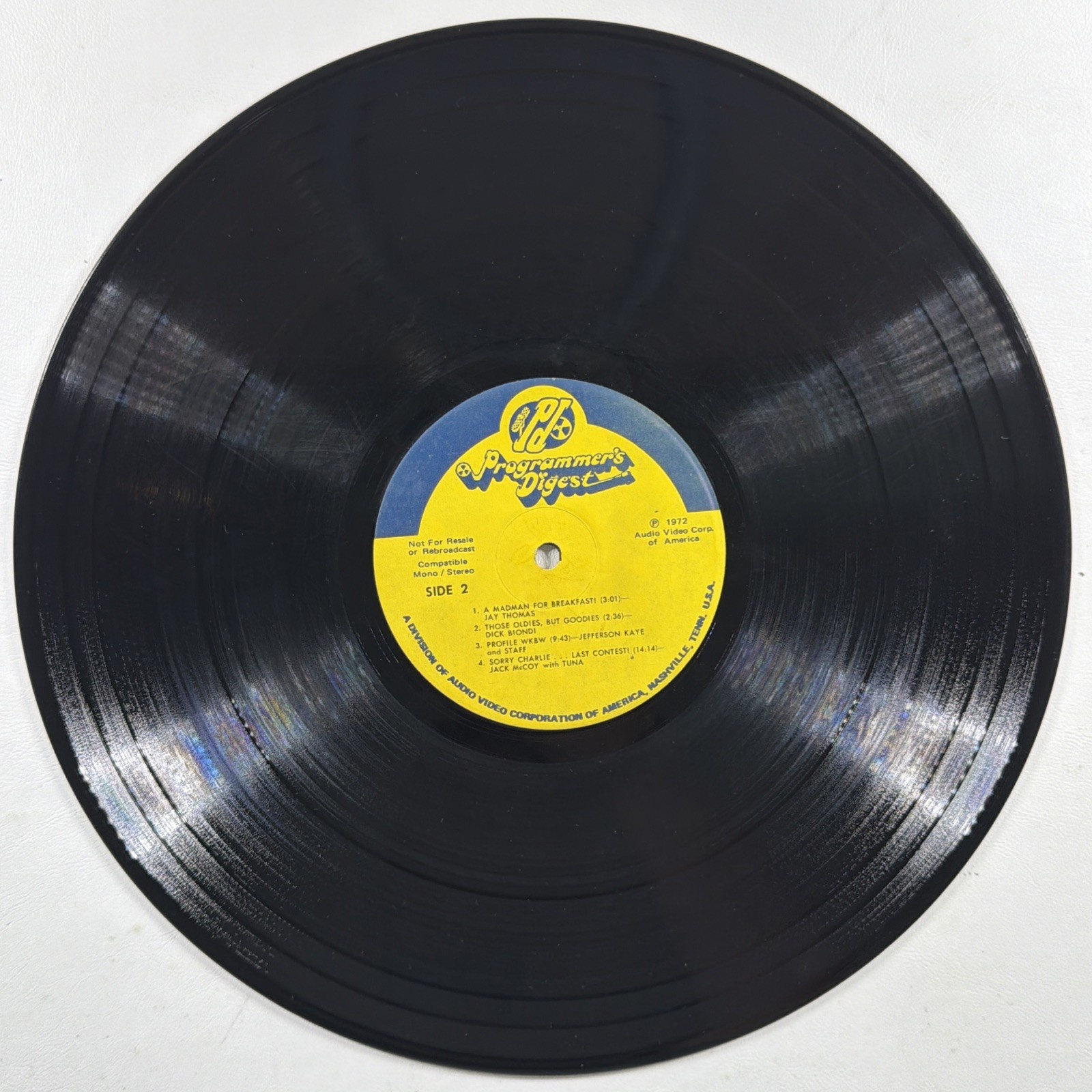 Programmer’s Digest Vol 1 Issue 1 July 10 1972 LP VG+ 1972 Promo Gatefold - Image 6