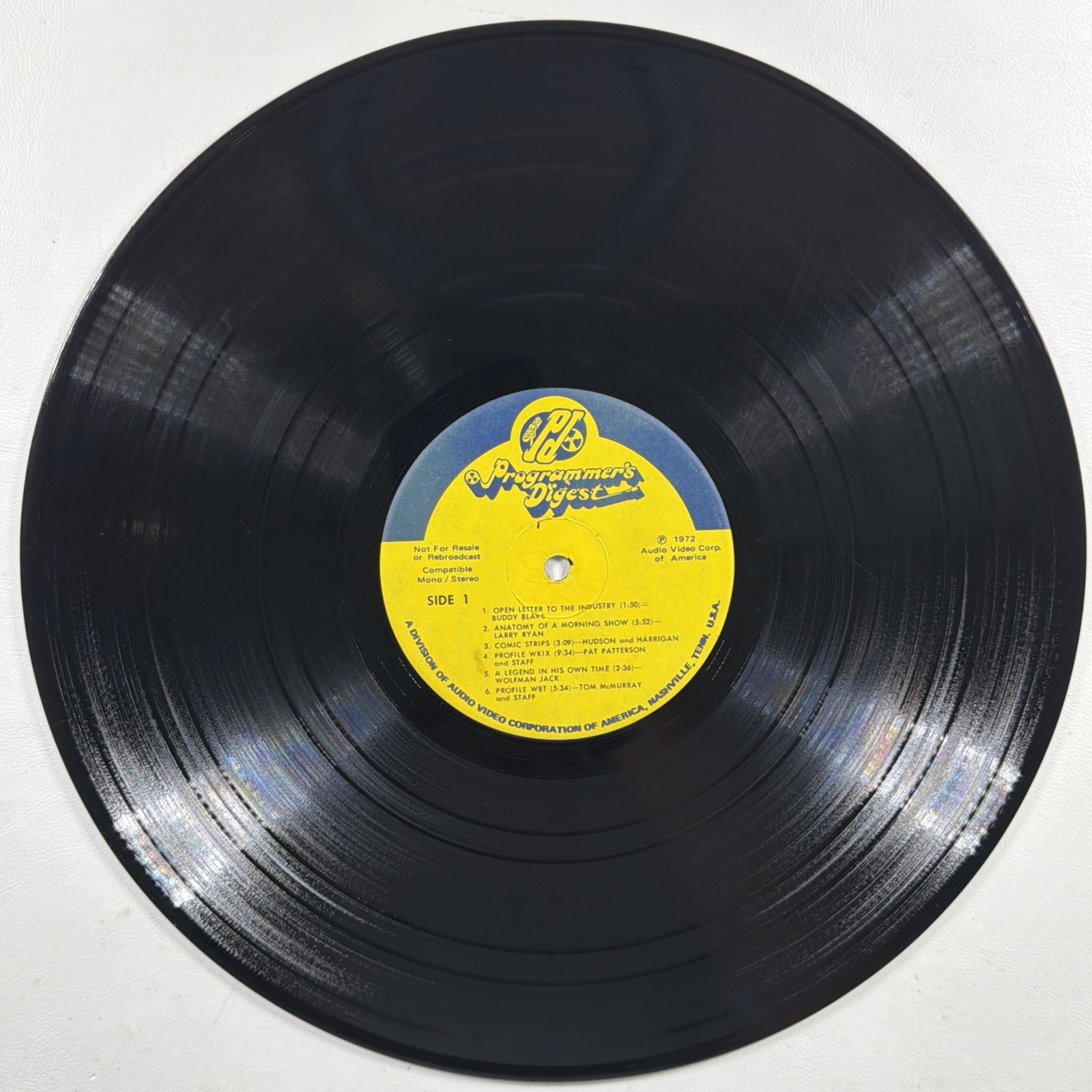 Programmer’s Digest Vol 1 Issue 1 July 10 1972 LP VG+ 1972 Promo Gatefold - Image 7
