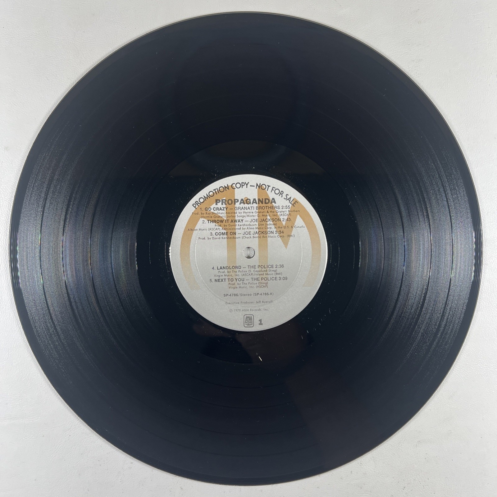 Propaganda A Blatant Attempt To Influence Your Musical Taste A&M SP 4786 Promo - Image 6