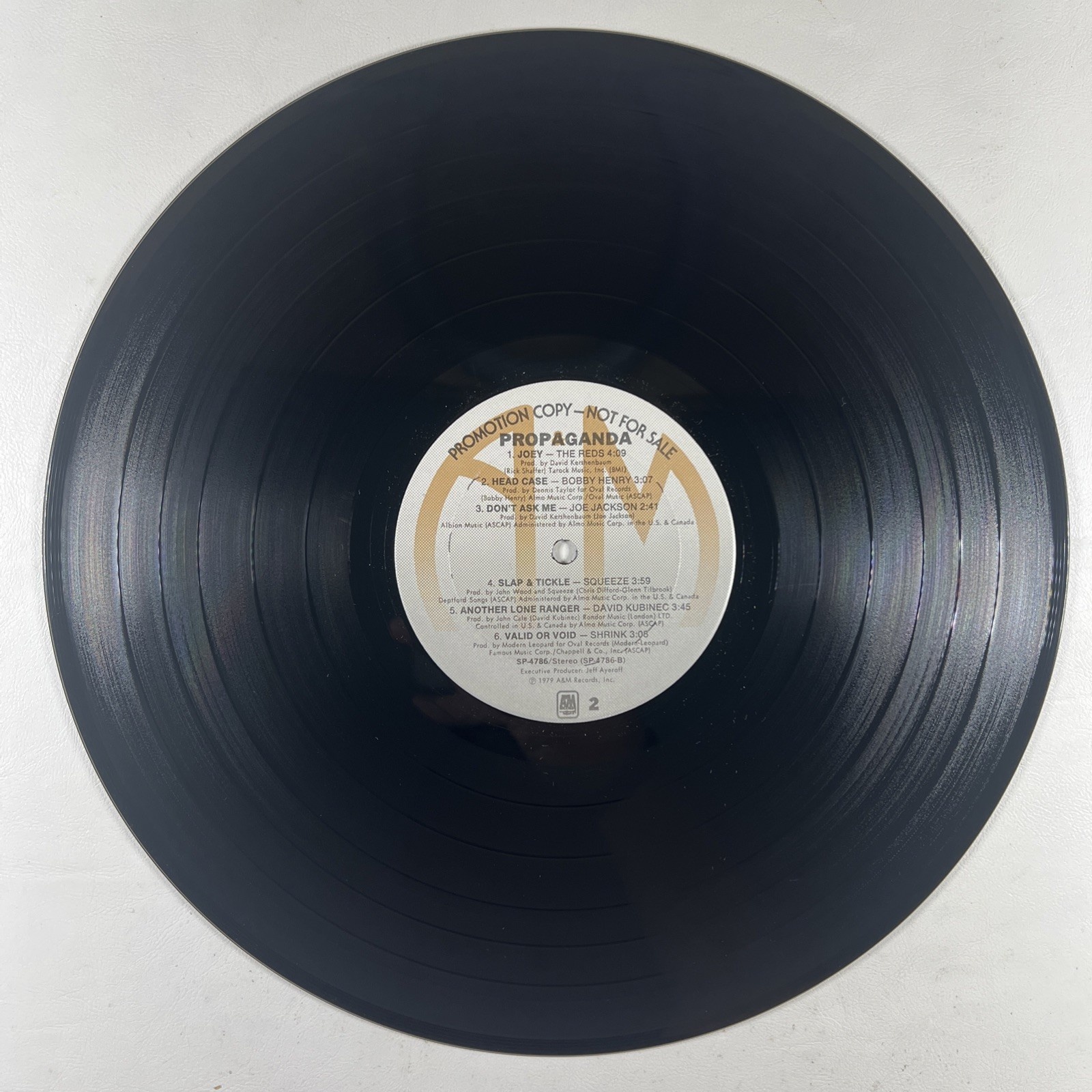 Propaganda A Blatant Attempt To Influence Your Musical Taste A&M SP 4786 Promo - Image 7