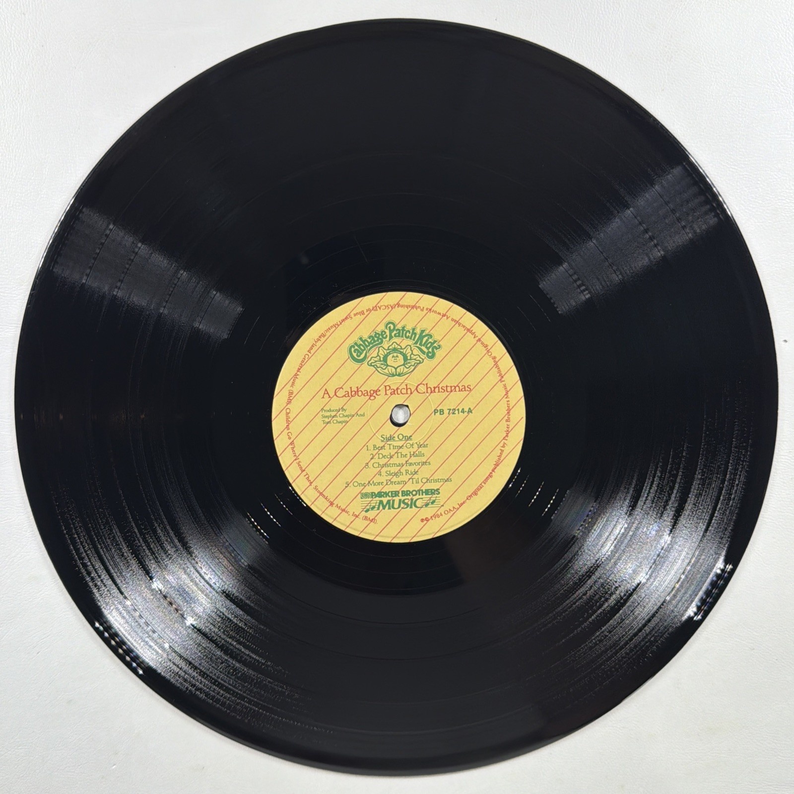 A Cabbage Patch Christmas LP Parker Brothers Music PB7214 VG+ 1984 - Image 5