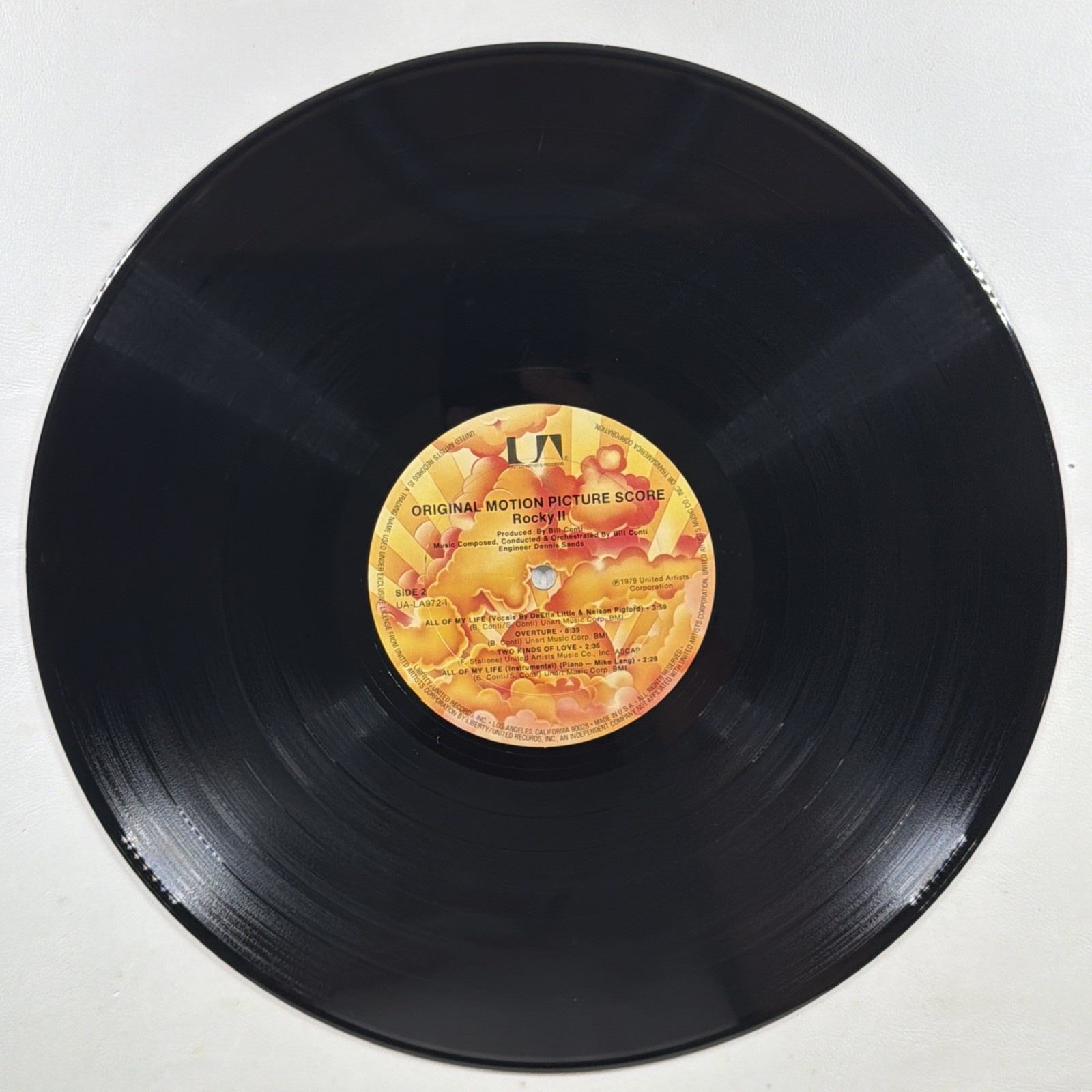 Bill Conti - ROCKY II Soundtrack LP United Artists UA-LA972-1 VG+ 1979 Gonna Fly - Image 5