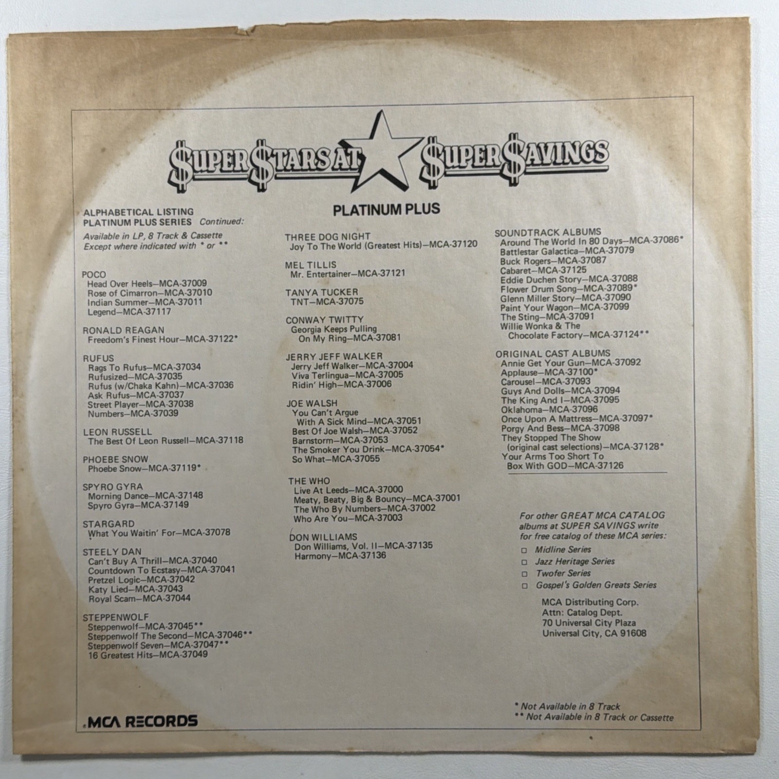 Lynyrd Skynyrd - Street Survivors LP MCA Records MCA-37213 EX 1977 Reissue - Image 3
