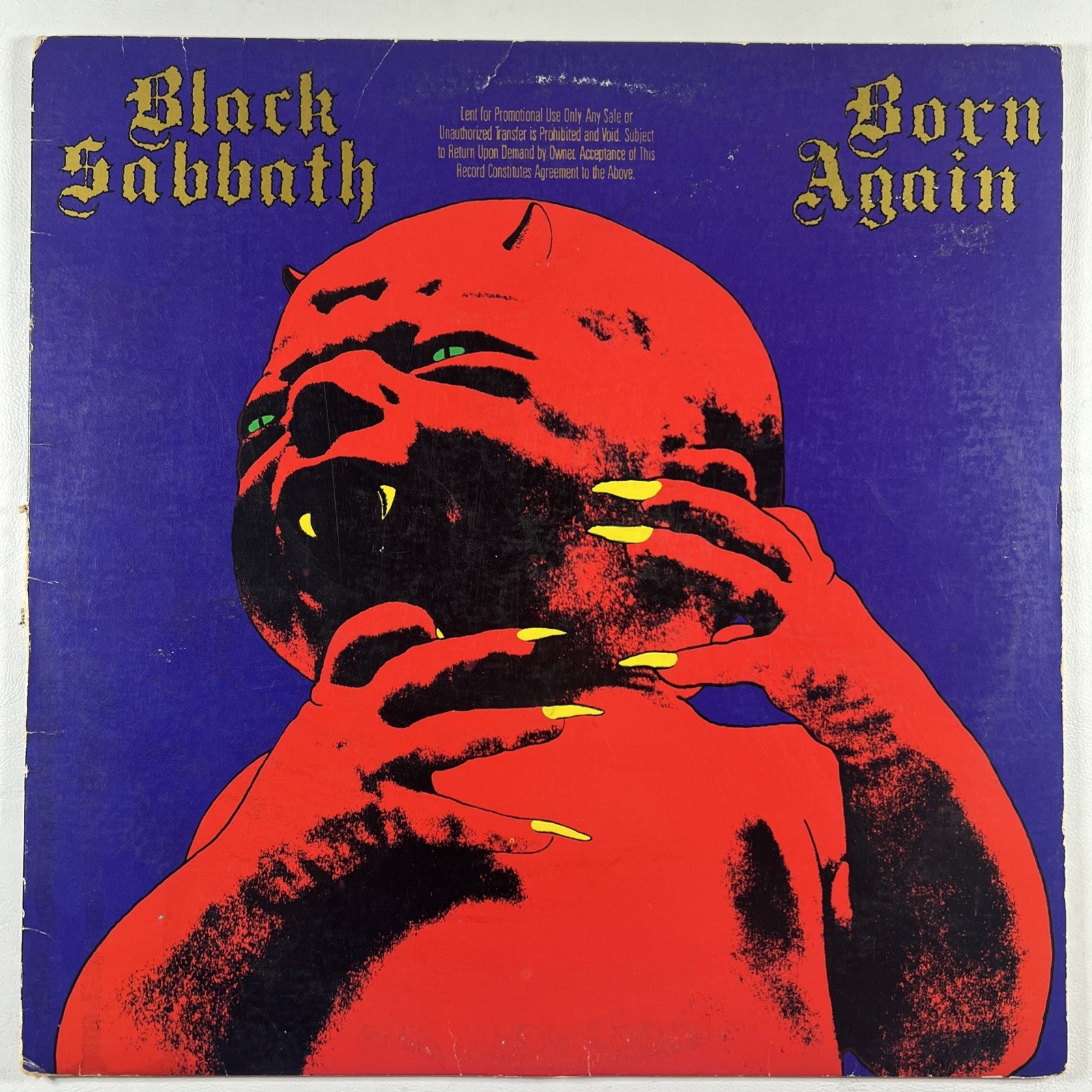 Black Sabbath - Born Again LP Warner Brothers VG+ 1983 Promo