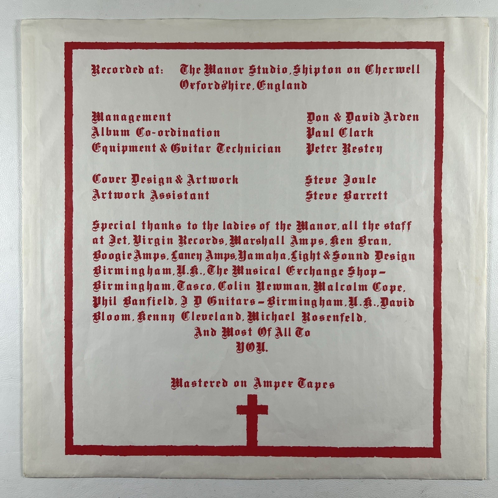 Black Sabbath - Born Again LP Warner Brothers VG+ 1983 Promo - Image 4