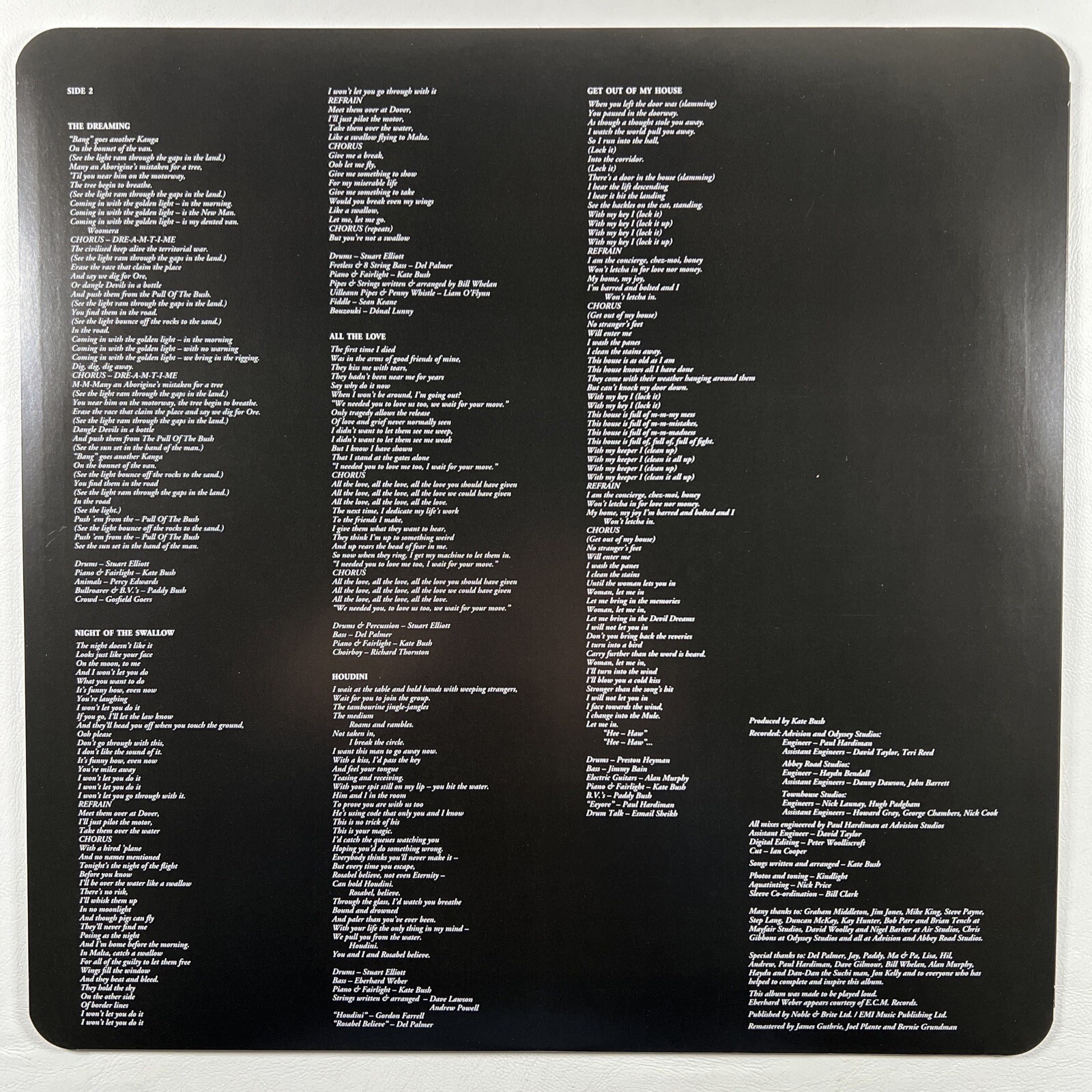 Kate Bush - Remastered In Vinyl I 4LP Boxset Parlophone NM 180g 2018 Misprint - Image 7