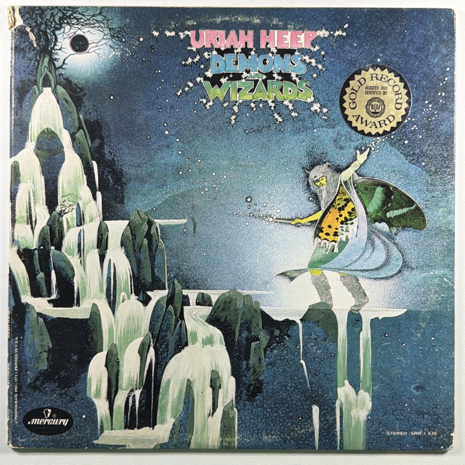 Uriah Heep - Demons and Wizards LP Mercury Records SRM-1-630 Gatefold EX 1972