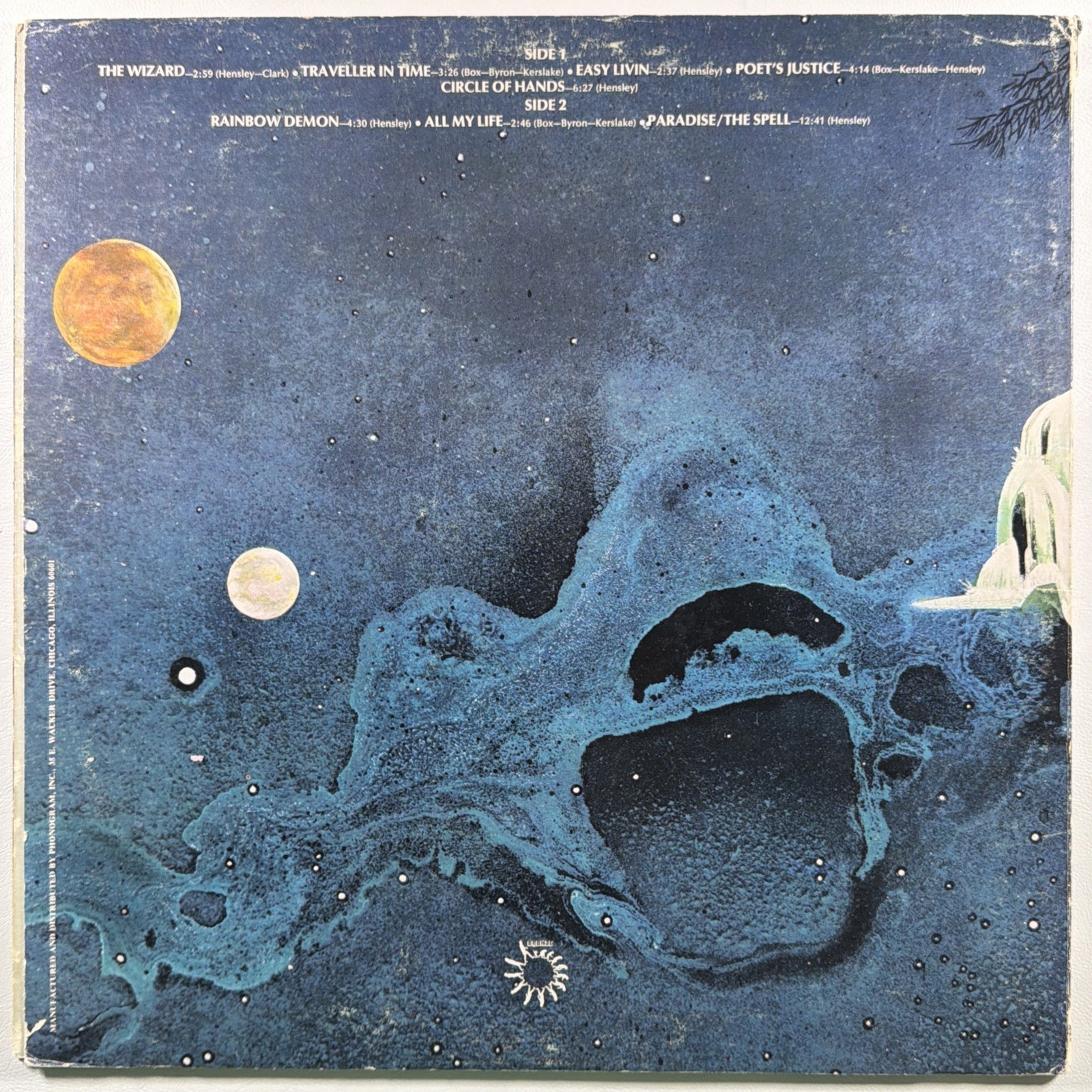 Uriah Heep - Demons and Wizards LP Mercury Records SRM-1-630 Gatefold EX 1972 - Image 2